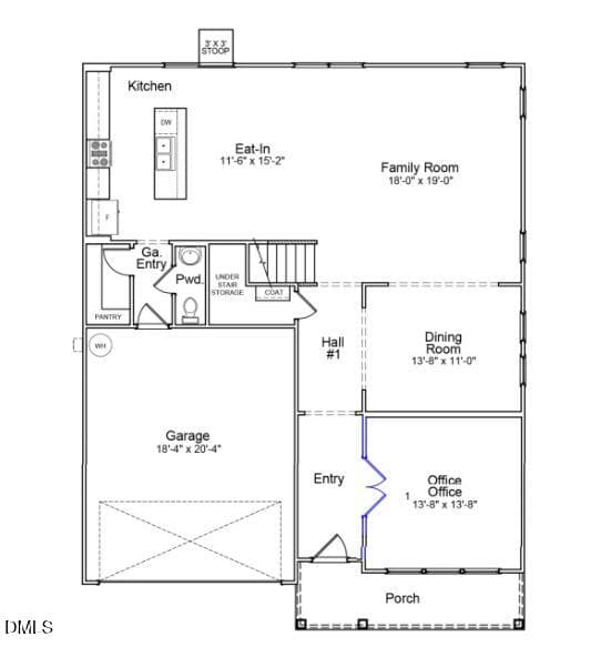 floor plan 2 - 66 Thomas Trail 61, Lillington, NC 27546