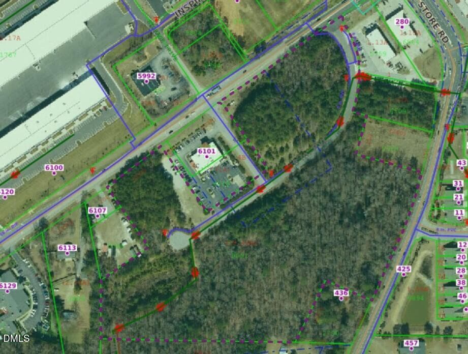 6109VeteranPkwyGarnerUtilitesMap - 6109 Veterans Parkway, Garner, NC 27529