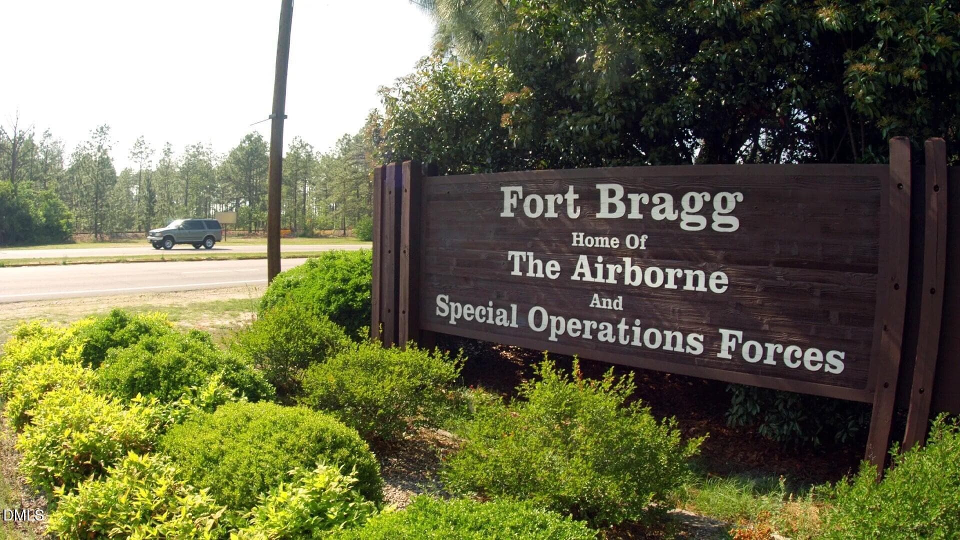 Fort-Bragg-sign - 170 Thomas Trail 58, Lillington, NC 27546