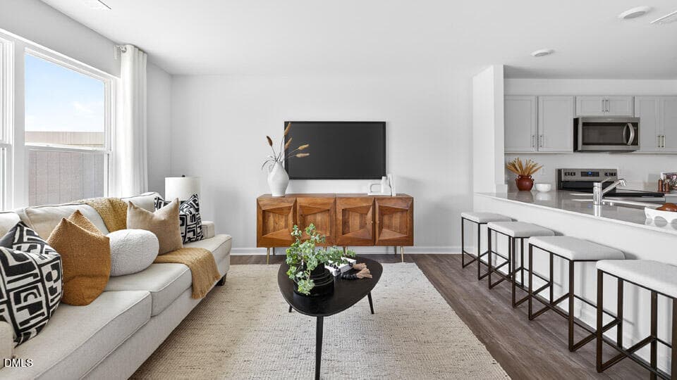 Living Room - 283 Rusling Leaf Drive, Fuquay Varina, NC 27526