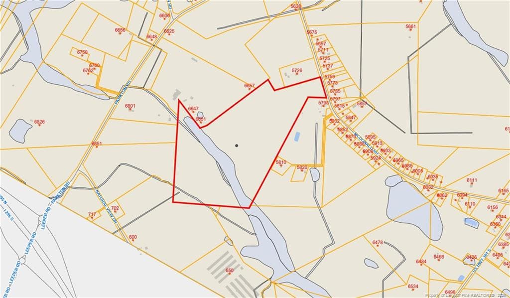 Wetlands Map - McDonald Road, Parkton, NC 28371