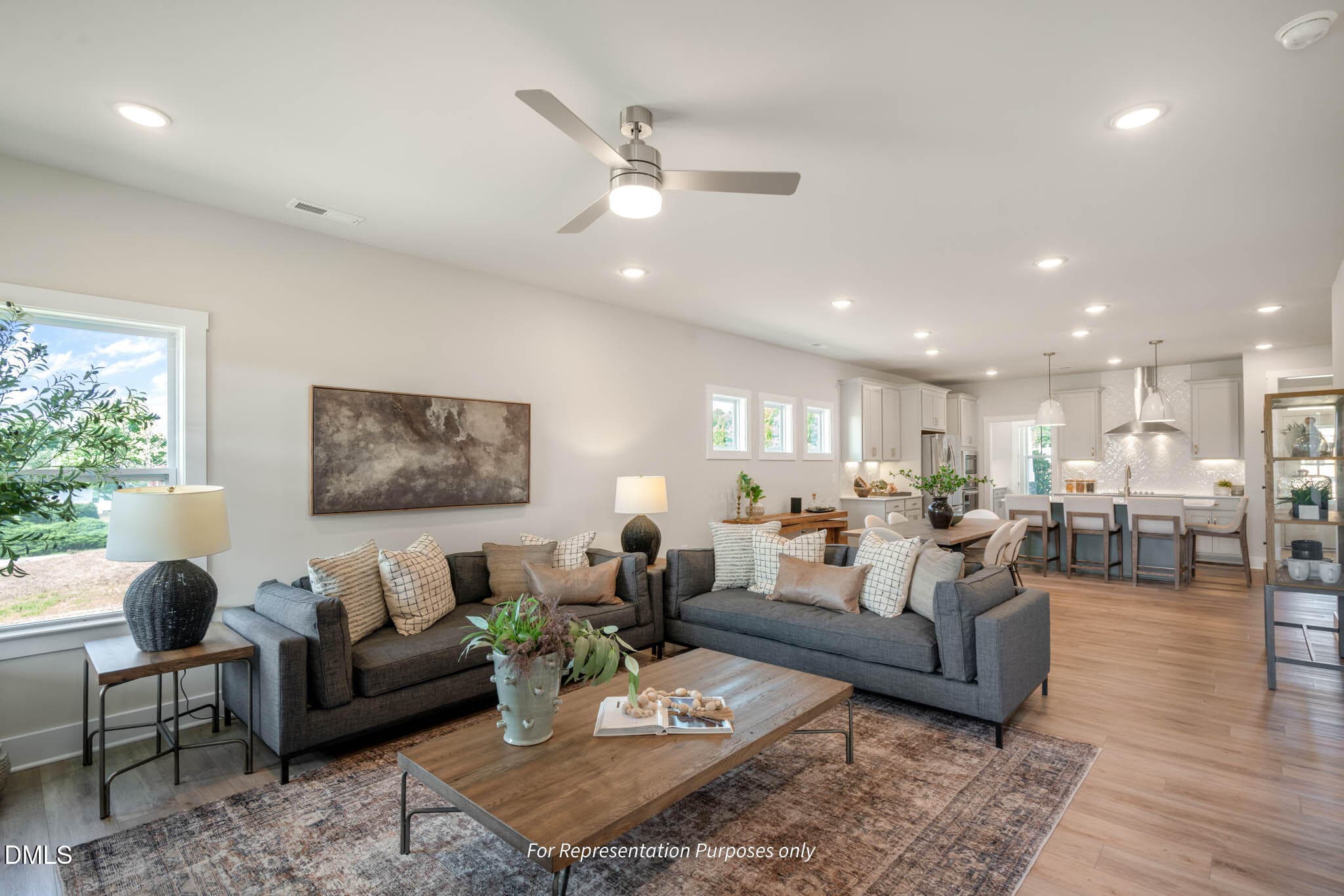 Clayton Staged w_ Messy and gourmet kitc - 145 Bluestone Drive, Lillington, NC 27546