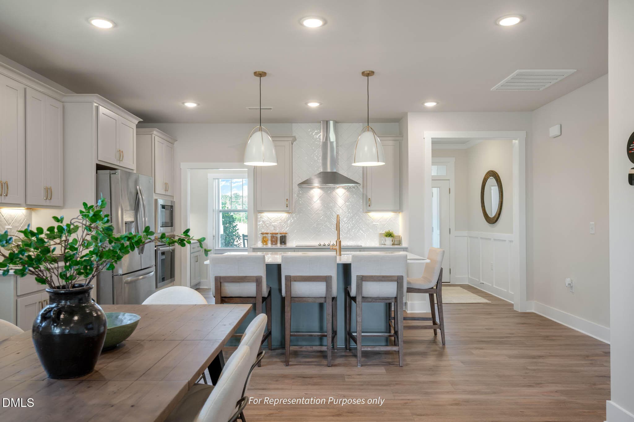 Clayton Staged w_ Messy and gourmet kitc - 145 Bluestone Drive, Lillington, NC 27546