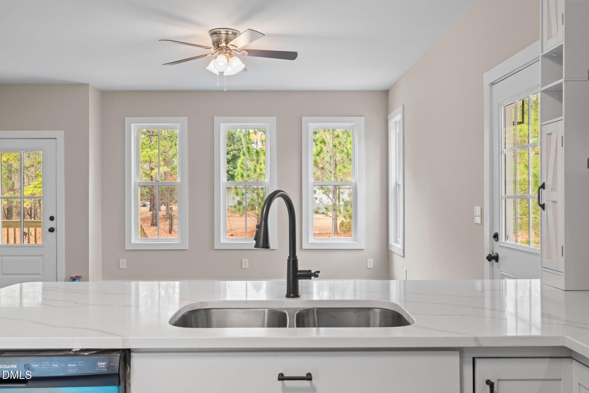 Kitchen View - 147 Creek Bend Drive, Vass, NC 28394