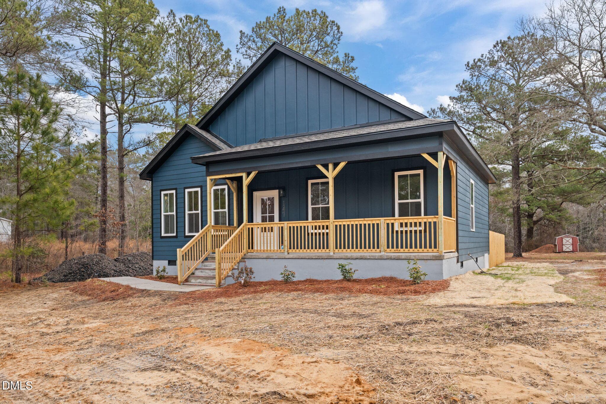Spacious Front Yard - 147 Creek Bend Drive, Vass, NC 28394