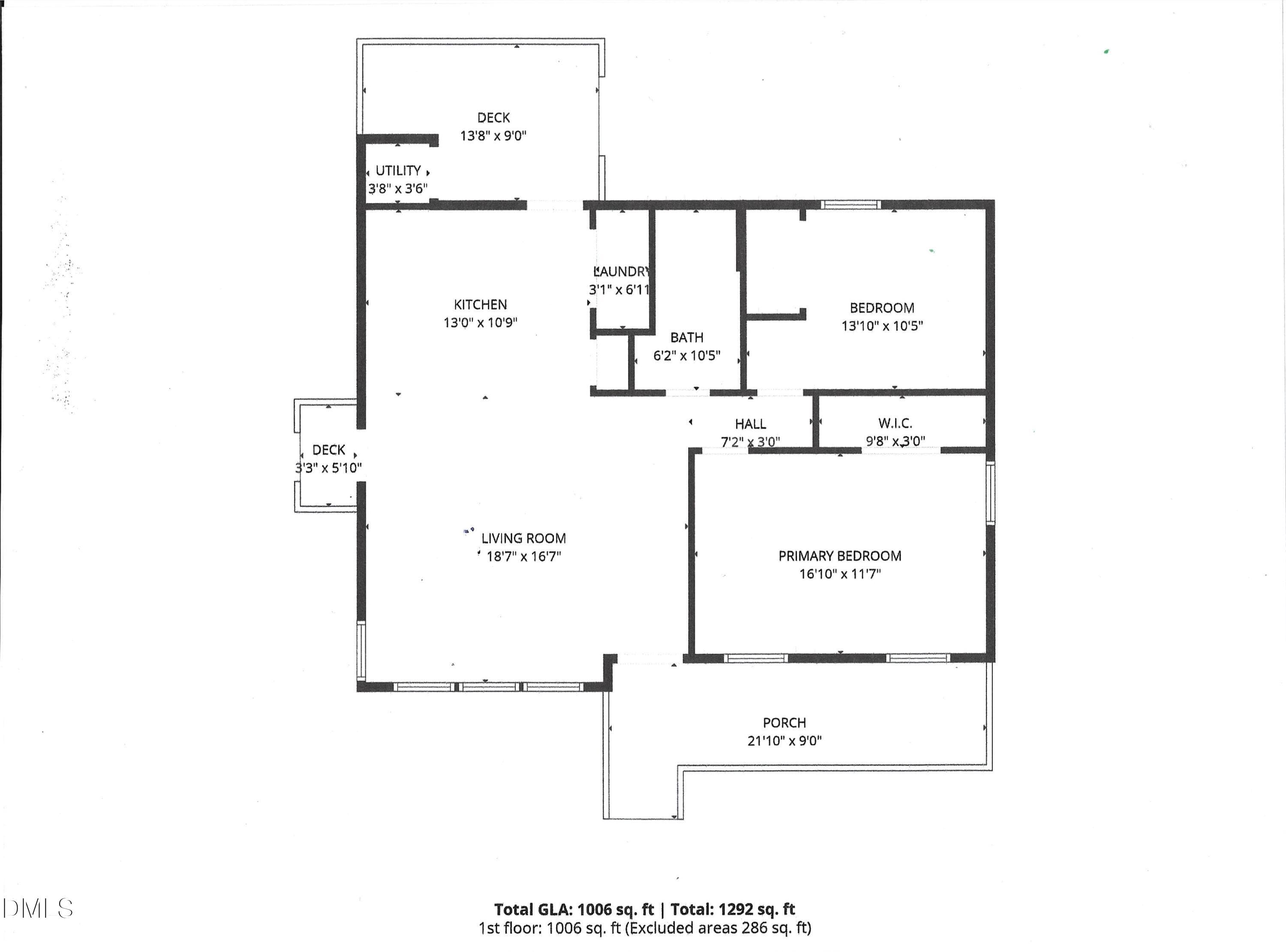 147 Creek Bend floorplan - 147 Creek Bend Drive, Vass, NC 28394