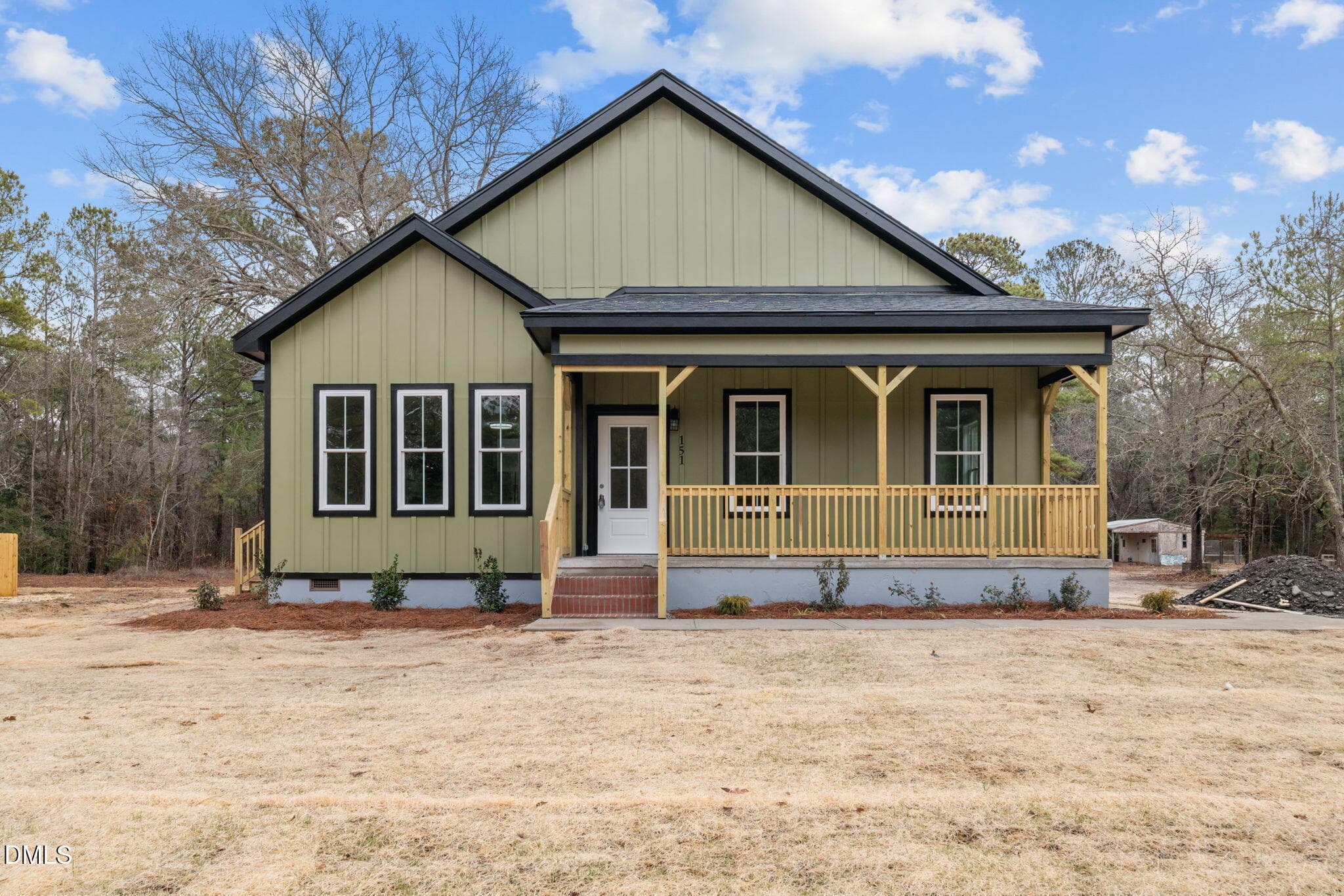 Front Yard - 151 Creek Bend Drive, Vass, NC 28394
