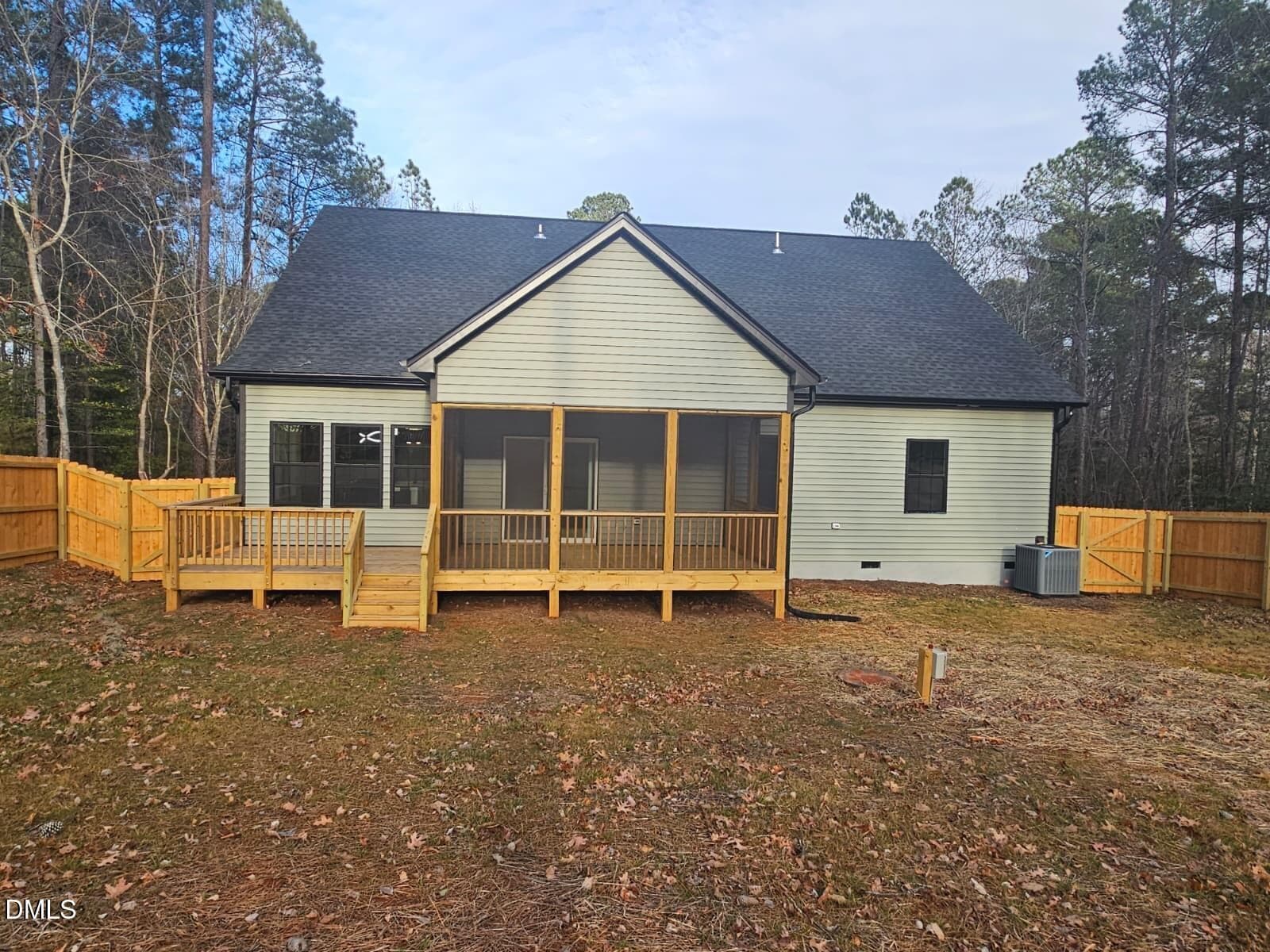 house from the back - 440 Shawnee Drive, Louisburg, NC 27549, Louisburg