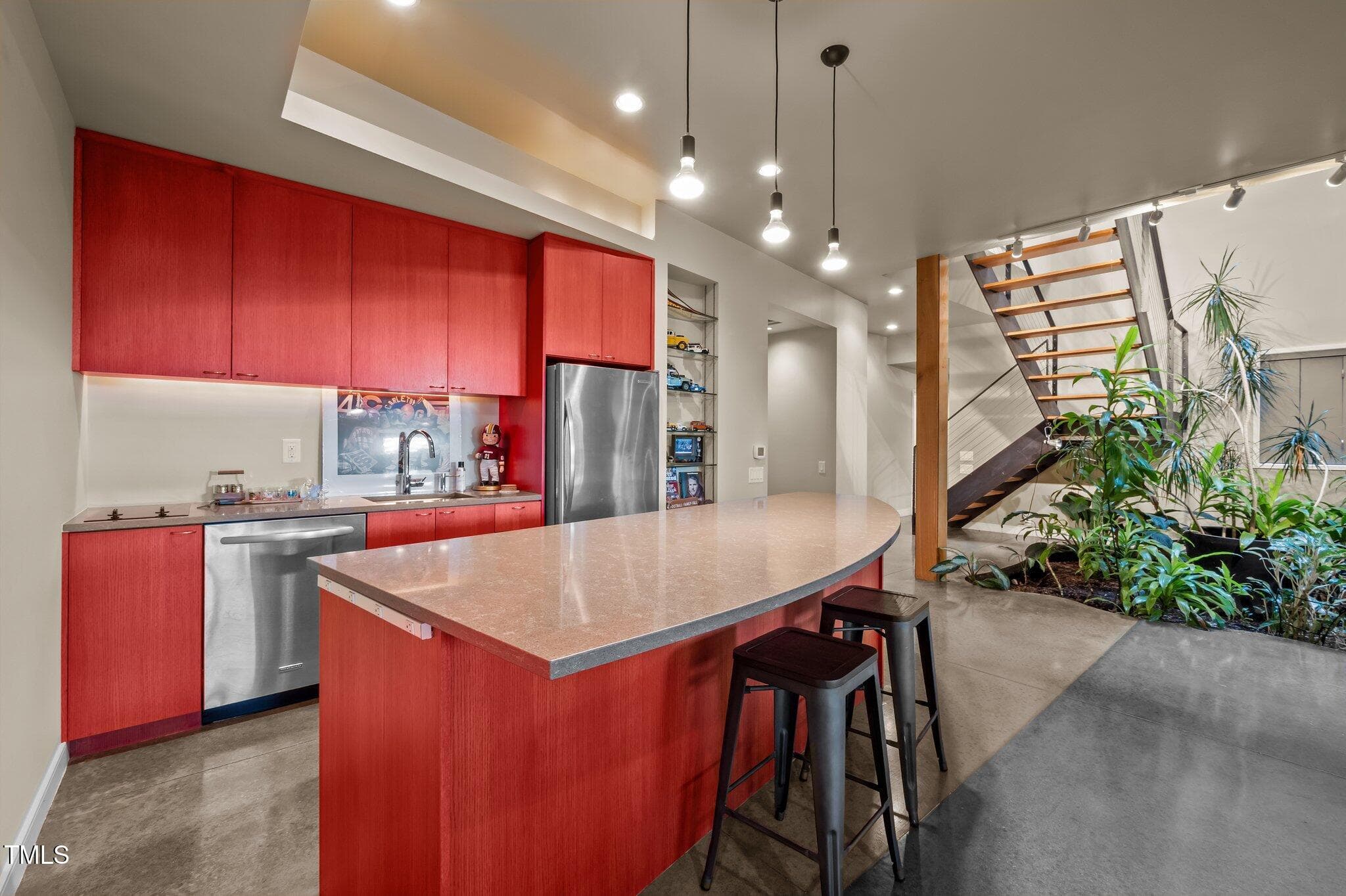 LOWER LEVEL KITCHENETTE - 343 Lakewood Pointe Drive, Roxboro, NC 27574