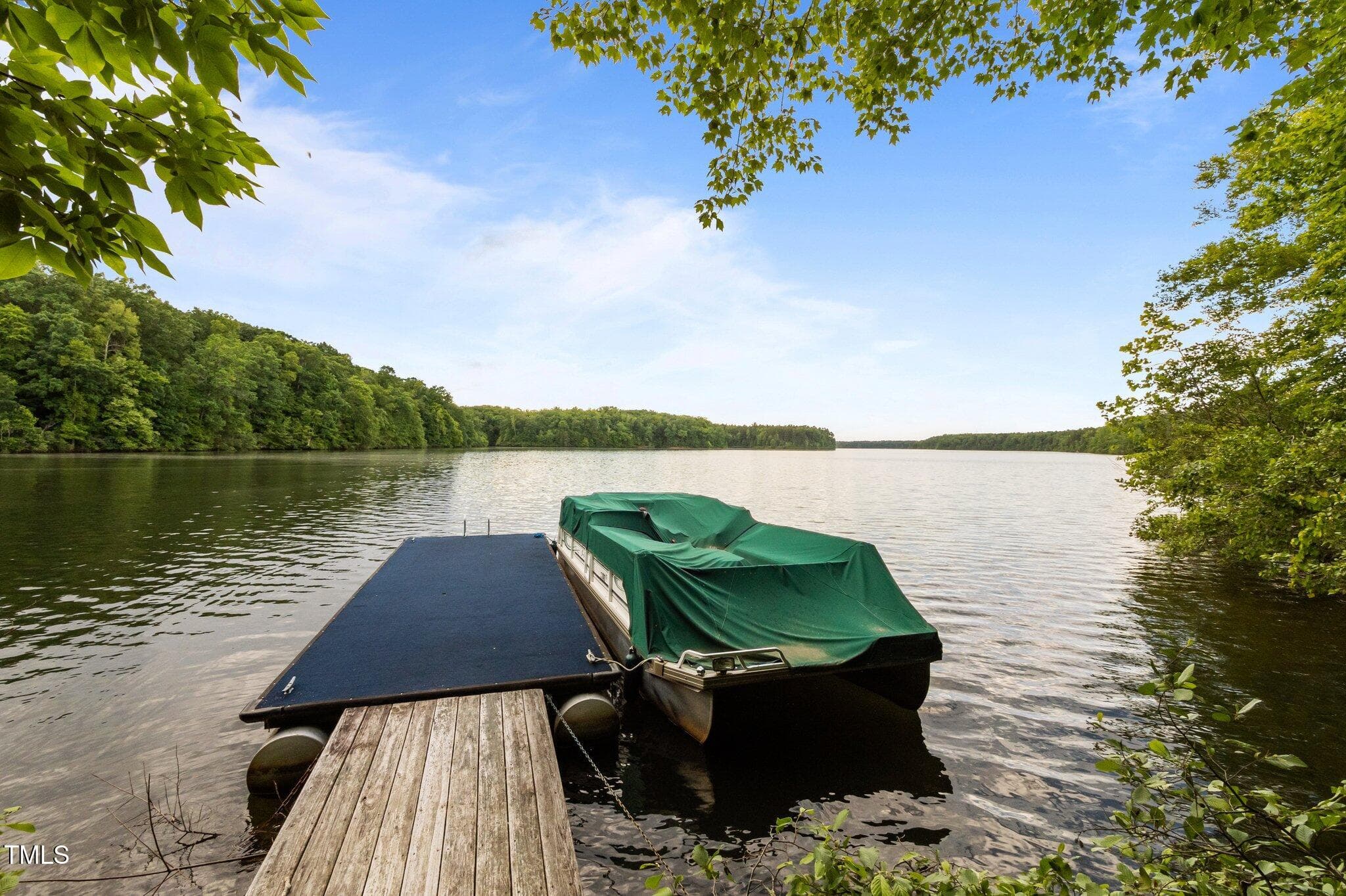 FLOATING DOCK AND VIEW - 343 Lakewood Pointe Drive, Roxboro, NC 27574