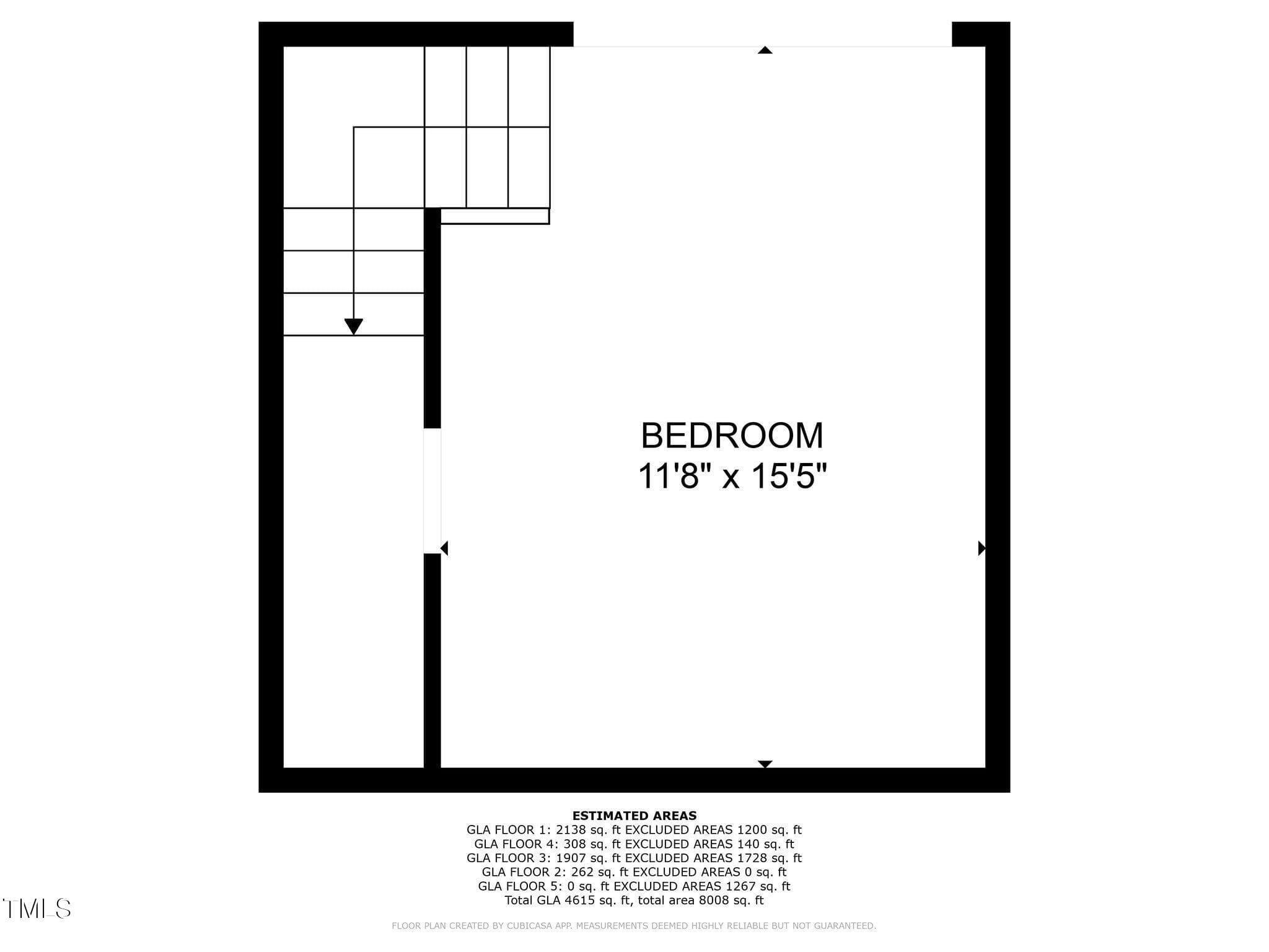 GUEST HOUSE LOWER FLOOR PLAN - 343 Lakewood Pointe Drive, Roxboro, NC 27574