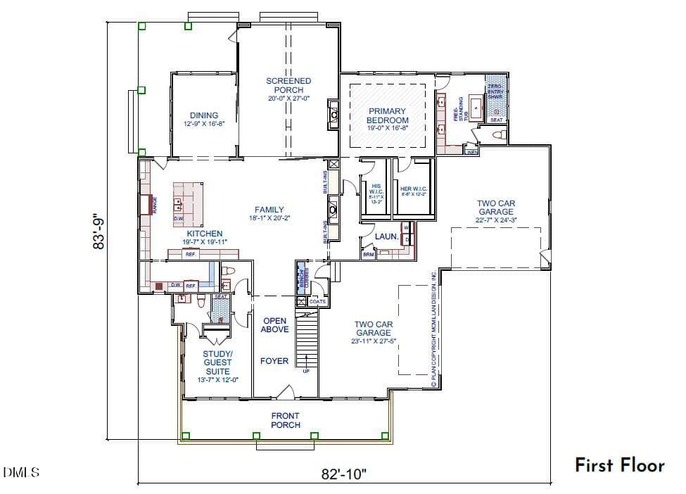 Floor plan - 1 - 8421 Portmarnock Court, Wake Forest, NC 27587