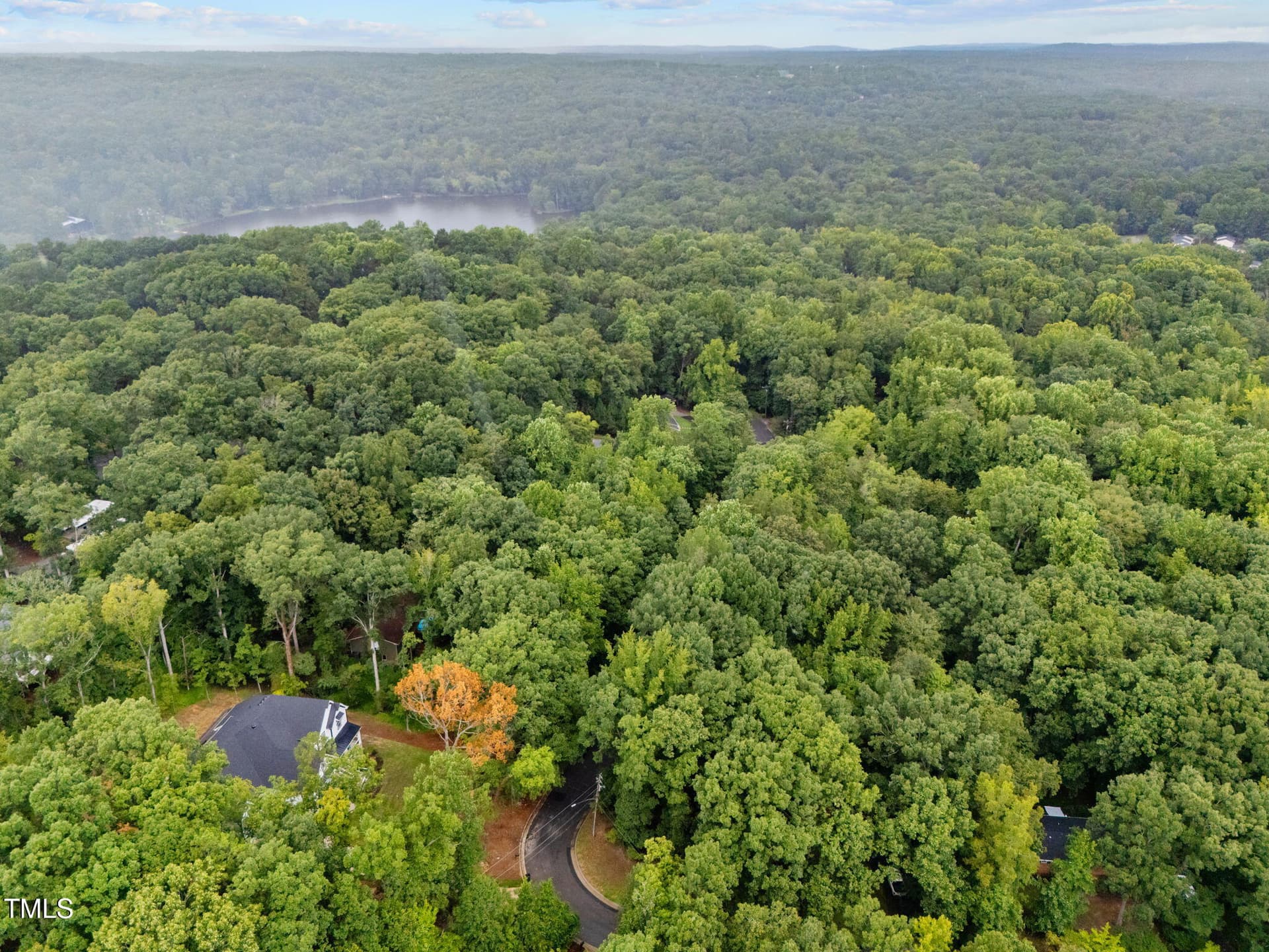 Aerial-towards Eastwood Lake - 106 Markham Drive, Chapel Hill, NC 27514