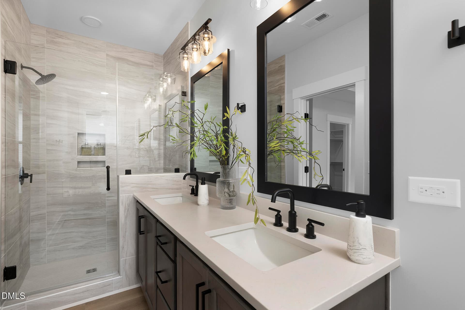 Double Vanity with Walk In Shower - 709 Trailboard Road, Fuquay Varina, NC 27526