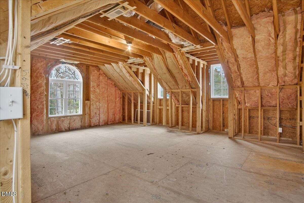 Unfinished bonus room - 4098 Charlie Harris Road, Oxford, NC 27565