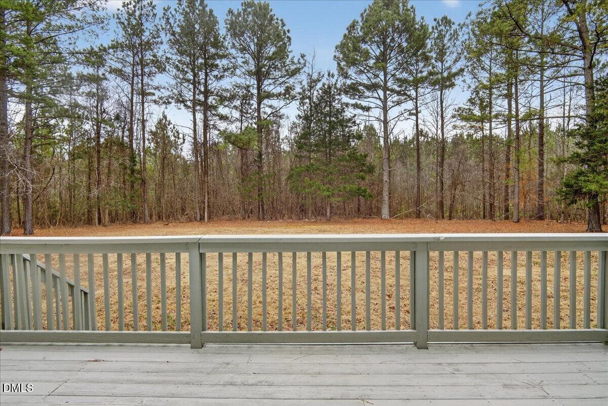 Tree-lined back yard - 4098 Charlie Harris Road, Oxford, NC 27565
