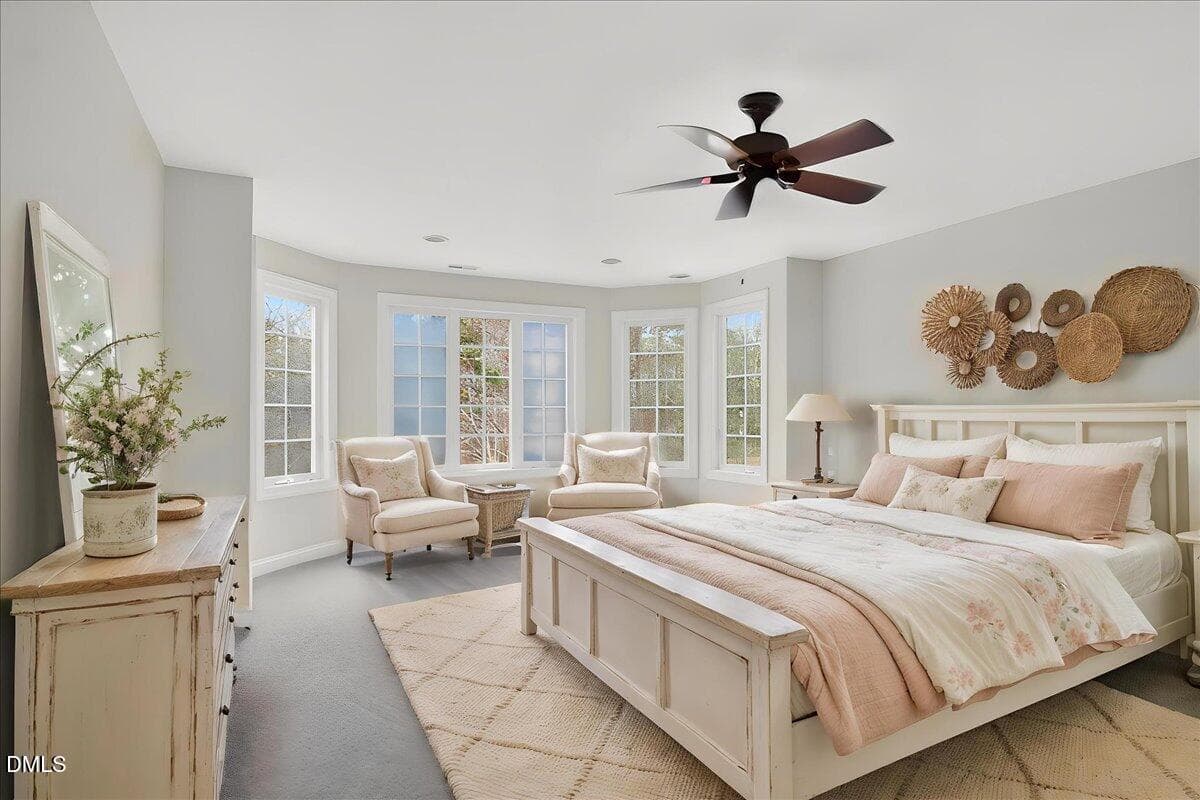 Virtually staged-Primary Suite - 4098 Charlie Harris Road, Oxford, NC 27565
