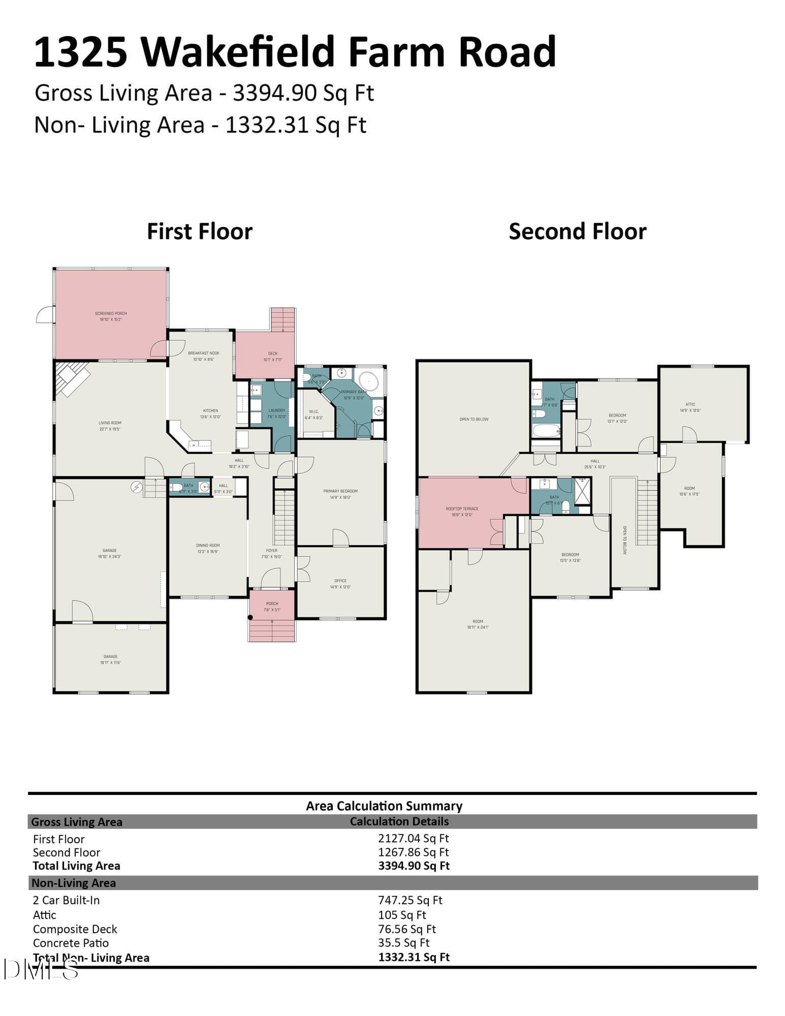 Floor Plan - 1325 Wakefield Farm Road, Zebulon, NC 27597