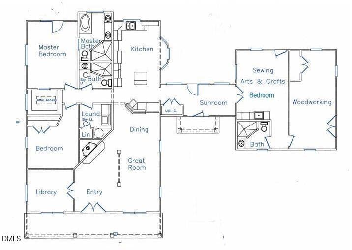 floorplans main house - 304 Stallings Road, Durham, NC 27703, Durham