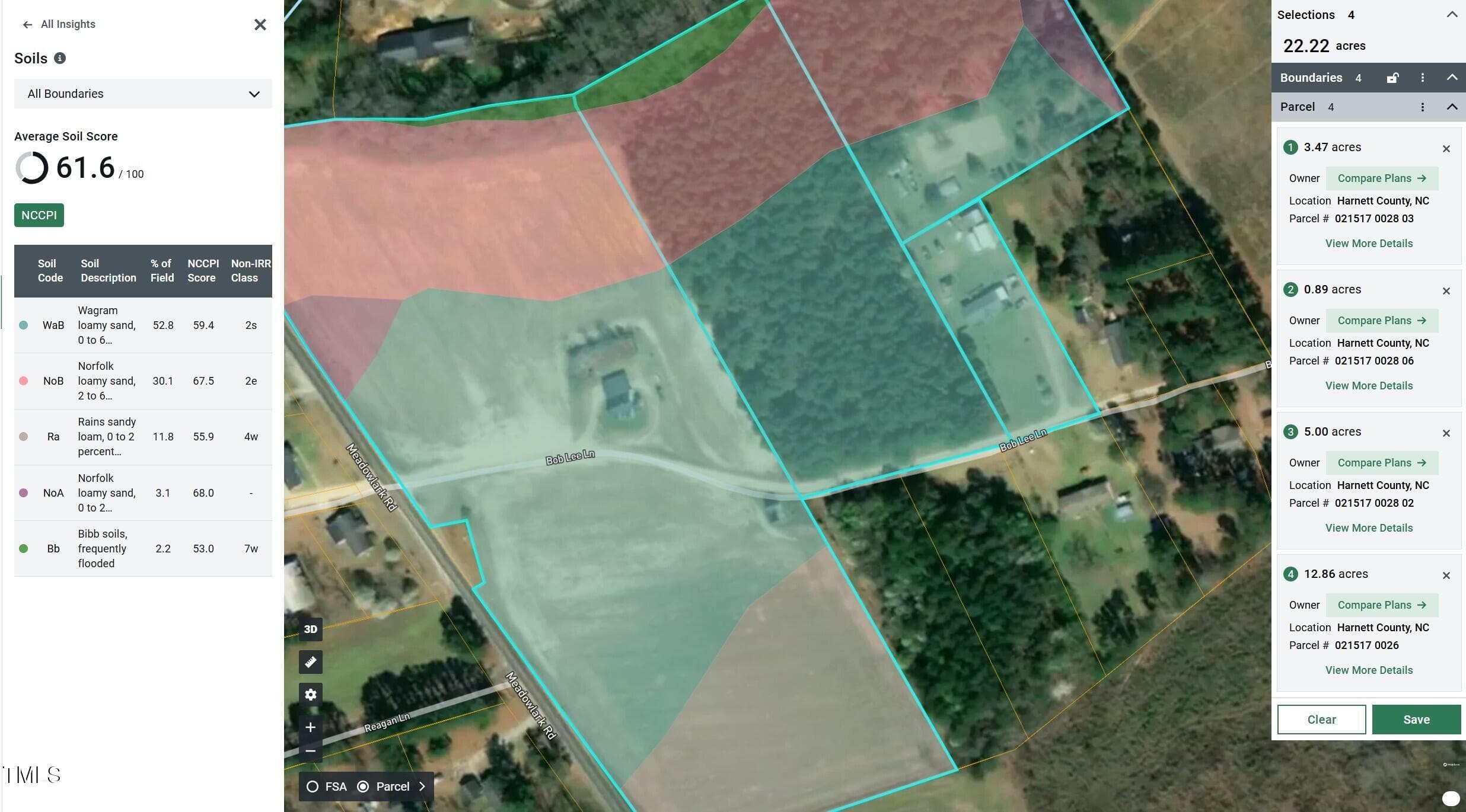 Soils Public via Acres.com - Parcel #3 Bob Lee Lane, Dunn, NC 28334, Dunn