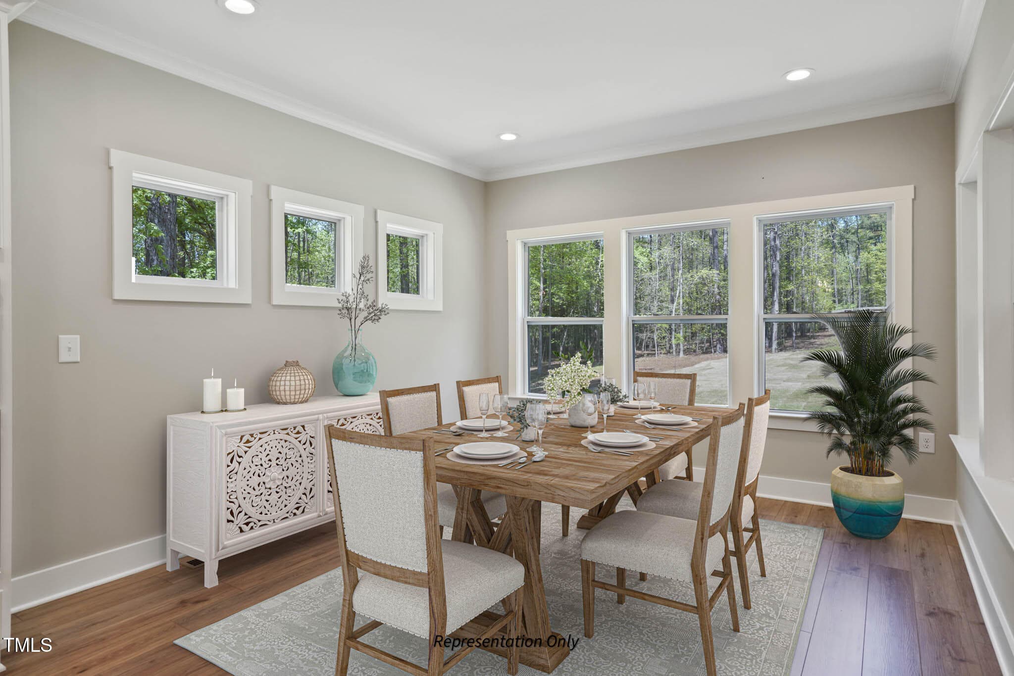 Dining Area - 219 Sweetfern Lane, Zebulon, NC 27597