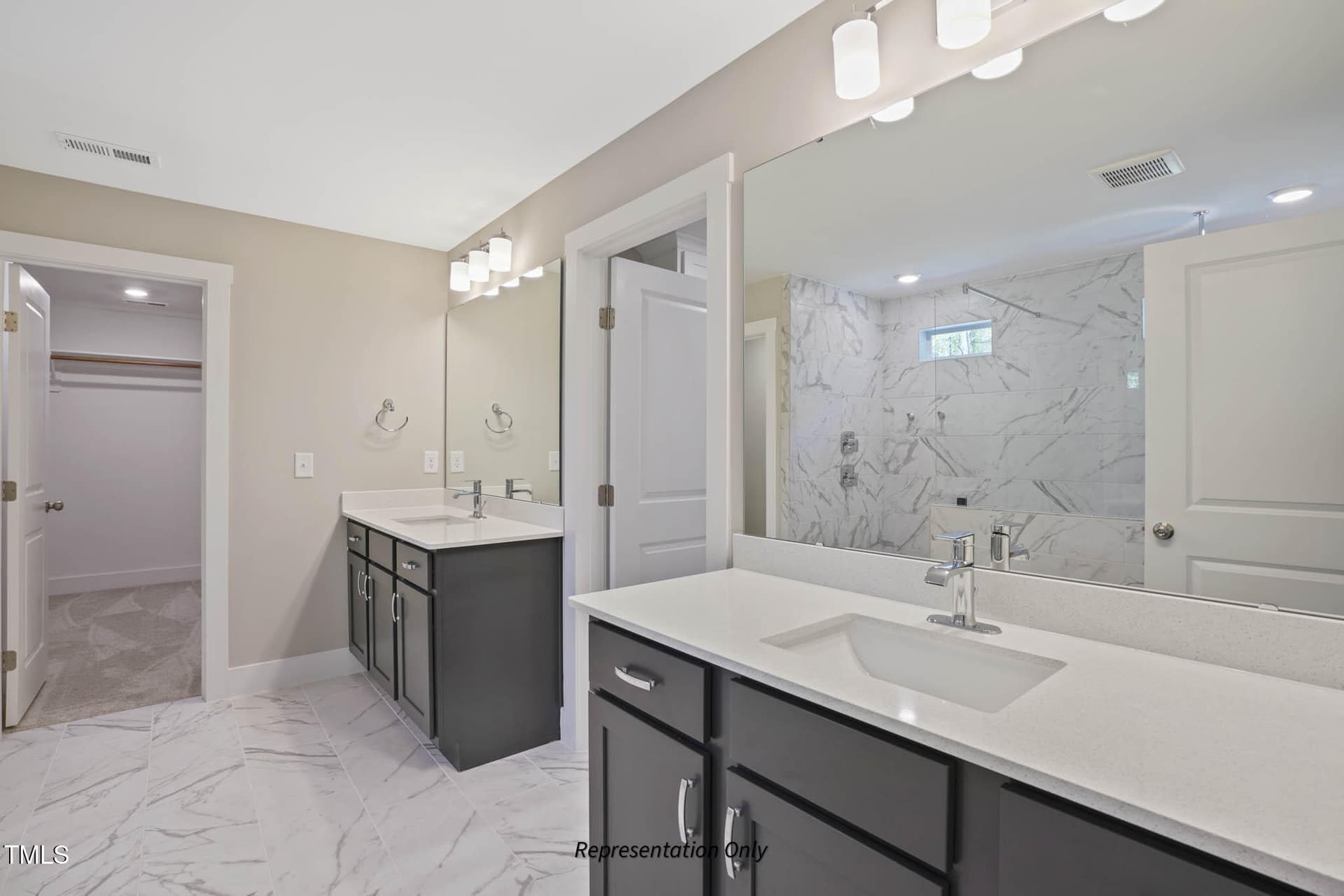 Primary Bath - 219 Sweetfern Lane, Zebulon, NC 27597