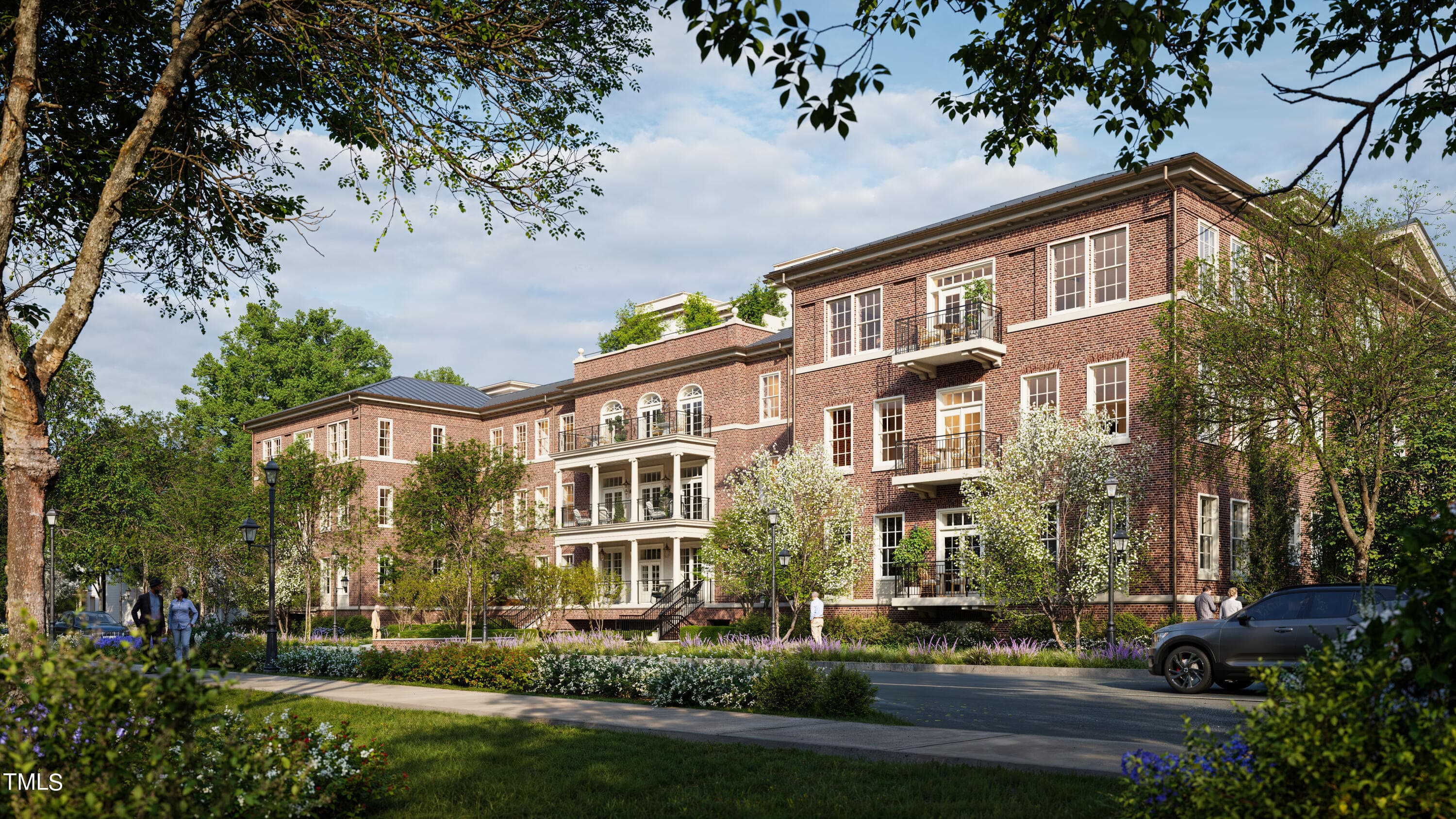 The Brightbury Rear Facade - 2606 Marchmont Street #105, Raleigh, NC 27608, Raleigh