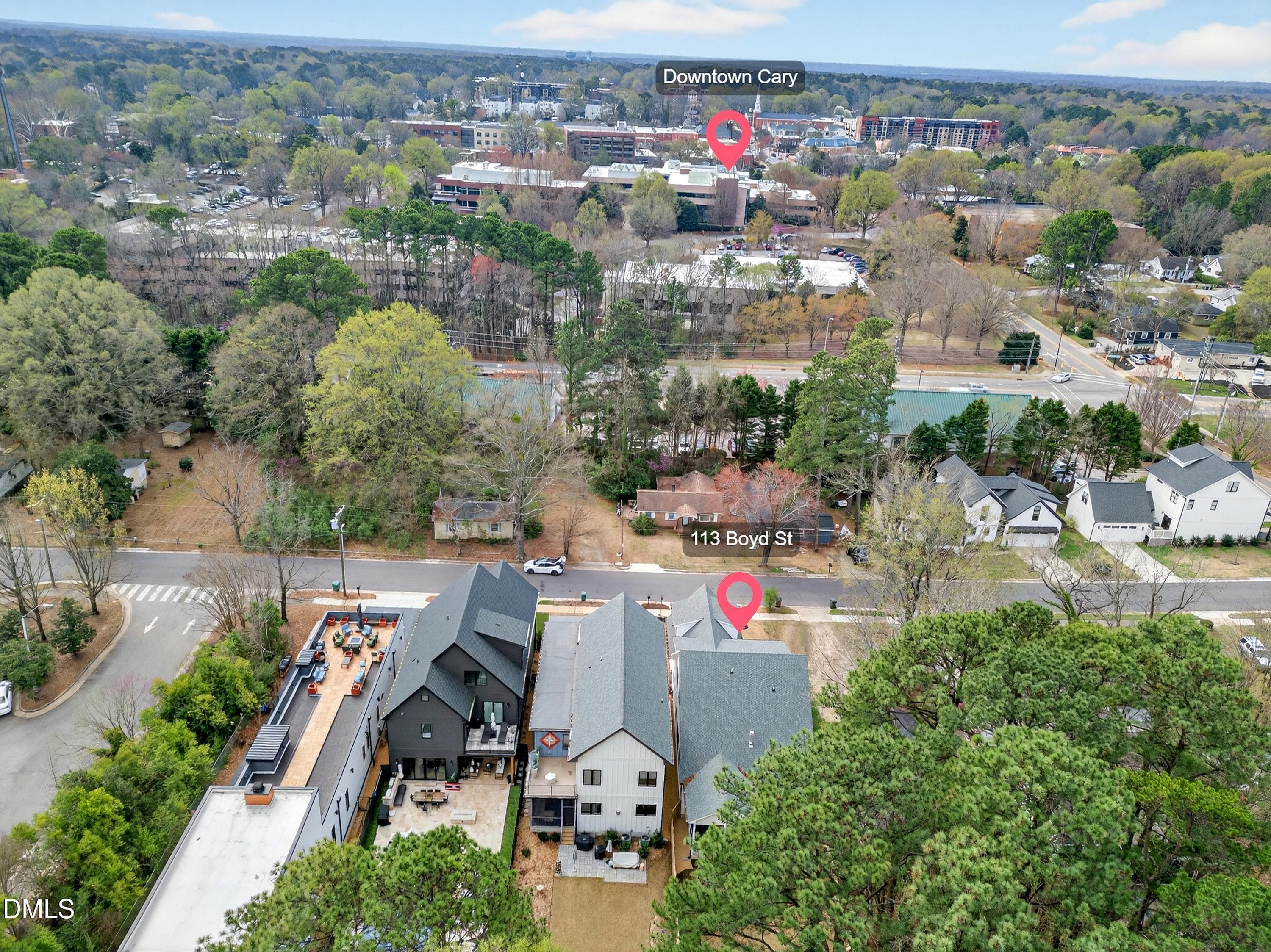 Aerial-5 - 113 Boyd Street, Cary, NC 27513, Cary