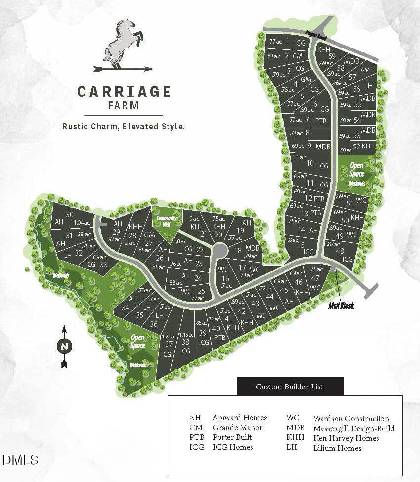 Carriage Farm-Sitemap - 5856 Carriage Gate Drive, Raleigh, NC 27603, Raleigh