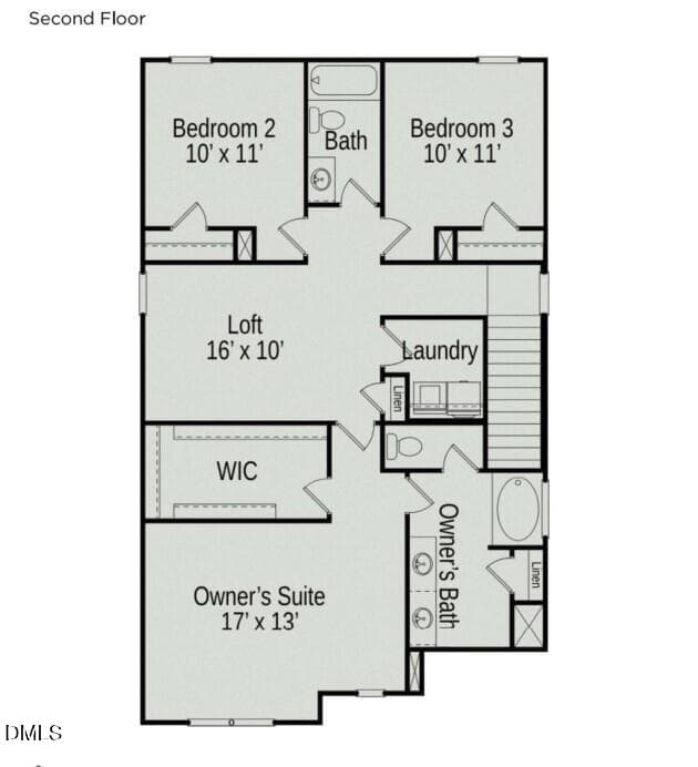 Second Floor - 128 Oyster Tabby Drive, Lillington, NC 27546