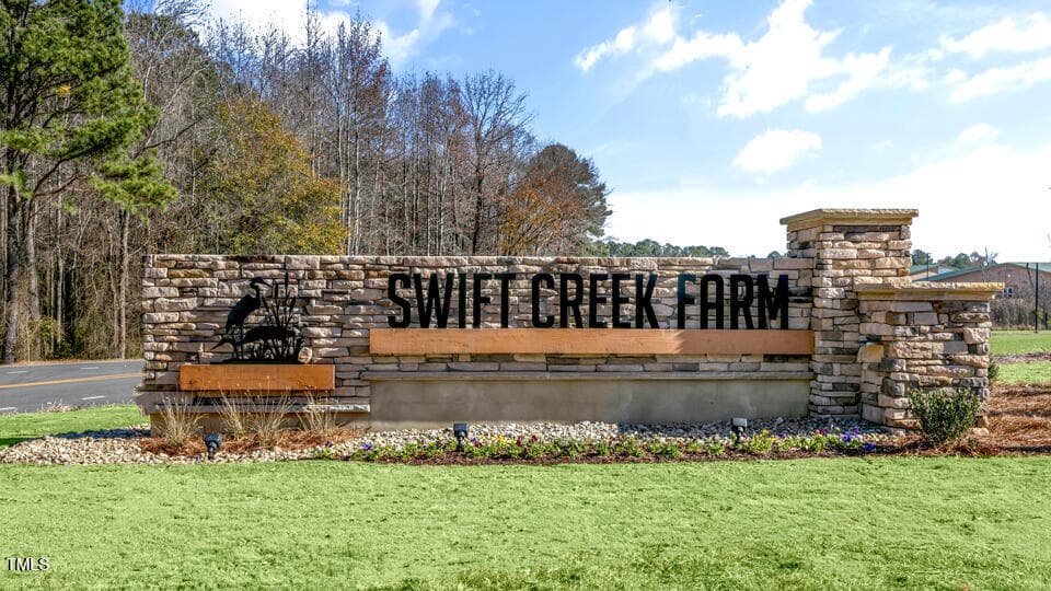 swift-creek-monument-002 - 368 Swift Creek Farm Lane, Clayton, NC 27520, Clayton