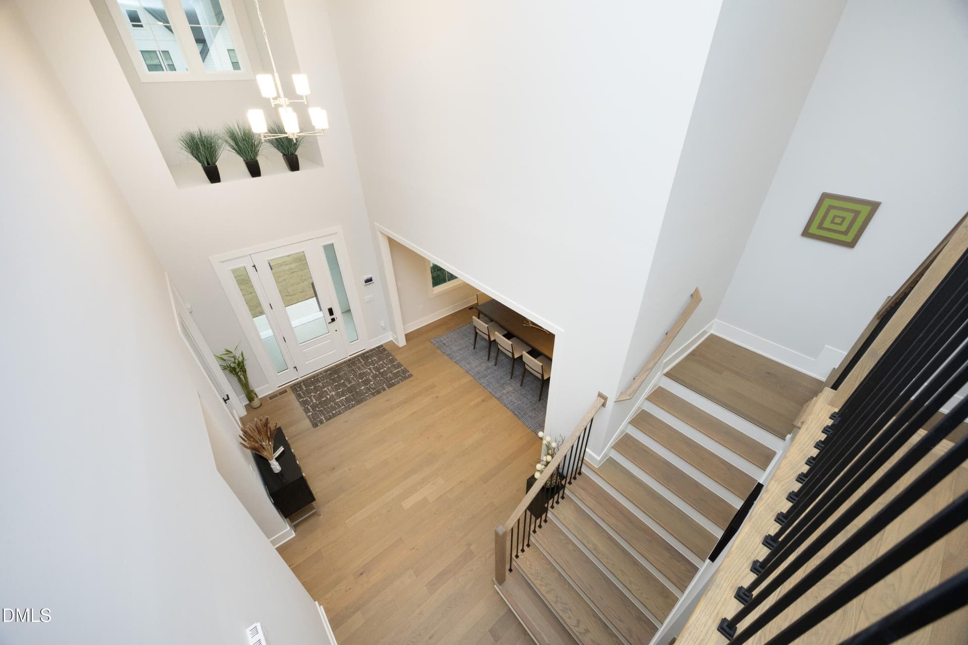 06FoyerFromAbove - 816 Timber Mist Court, Cary, NC 27519