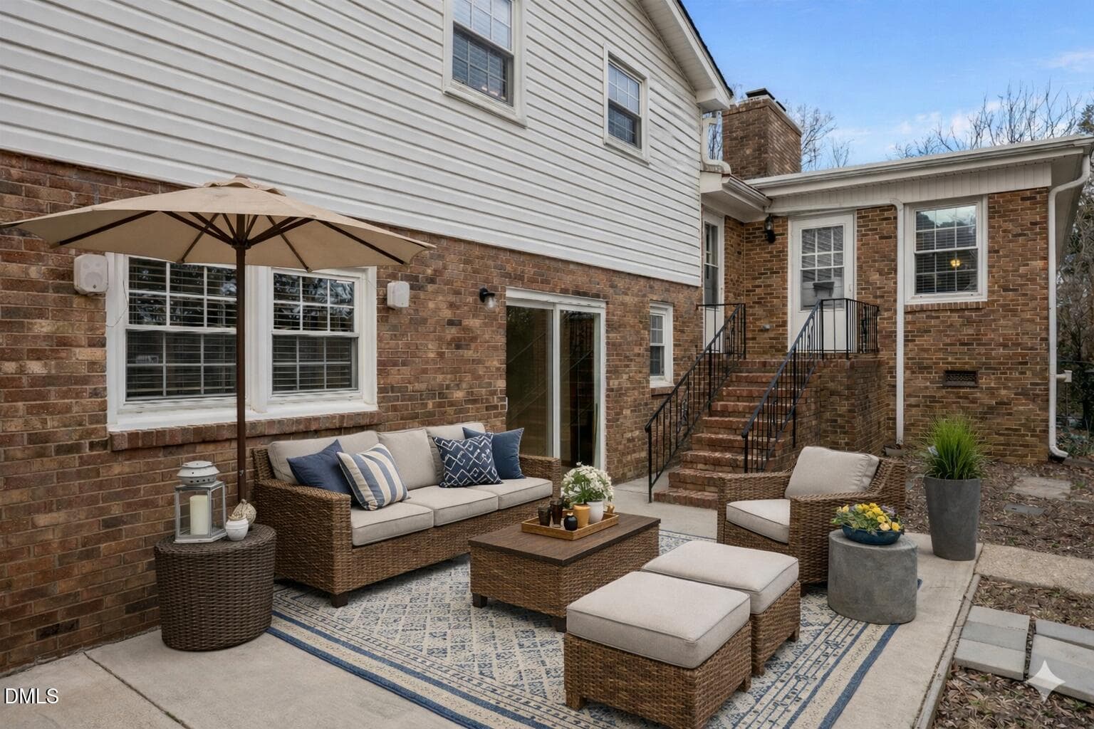 Virtually Staged Patio - 4300 Edgehill Court, Raleigh, NC 27612, Raleigh