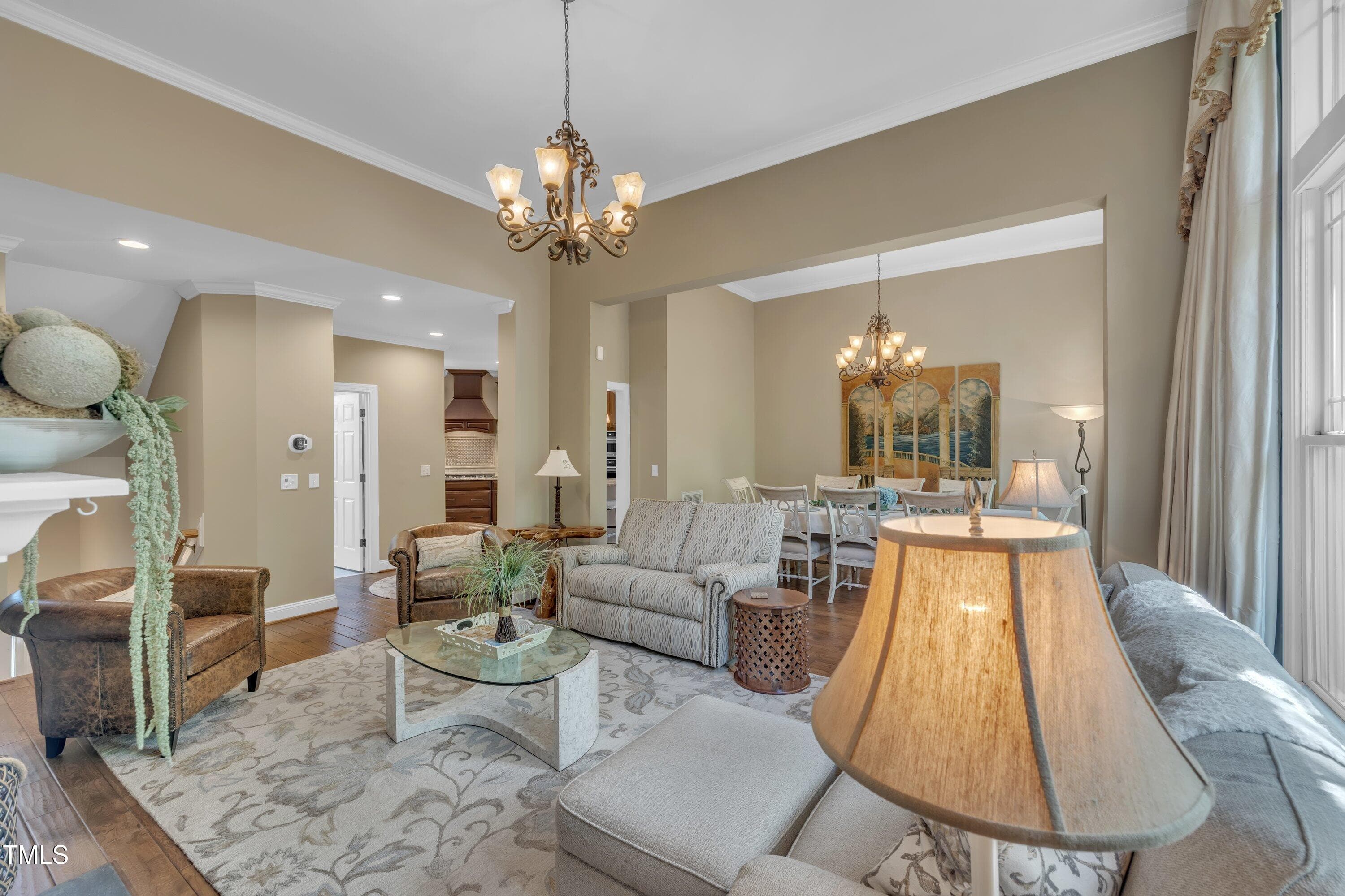 Family Rm/Dining Rm - 4802 Glenmist Court, Raleigh, NC 27612, Raleigh