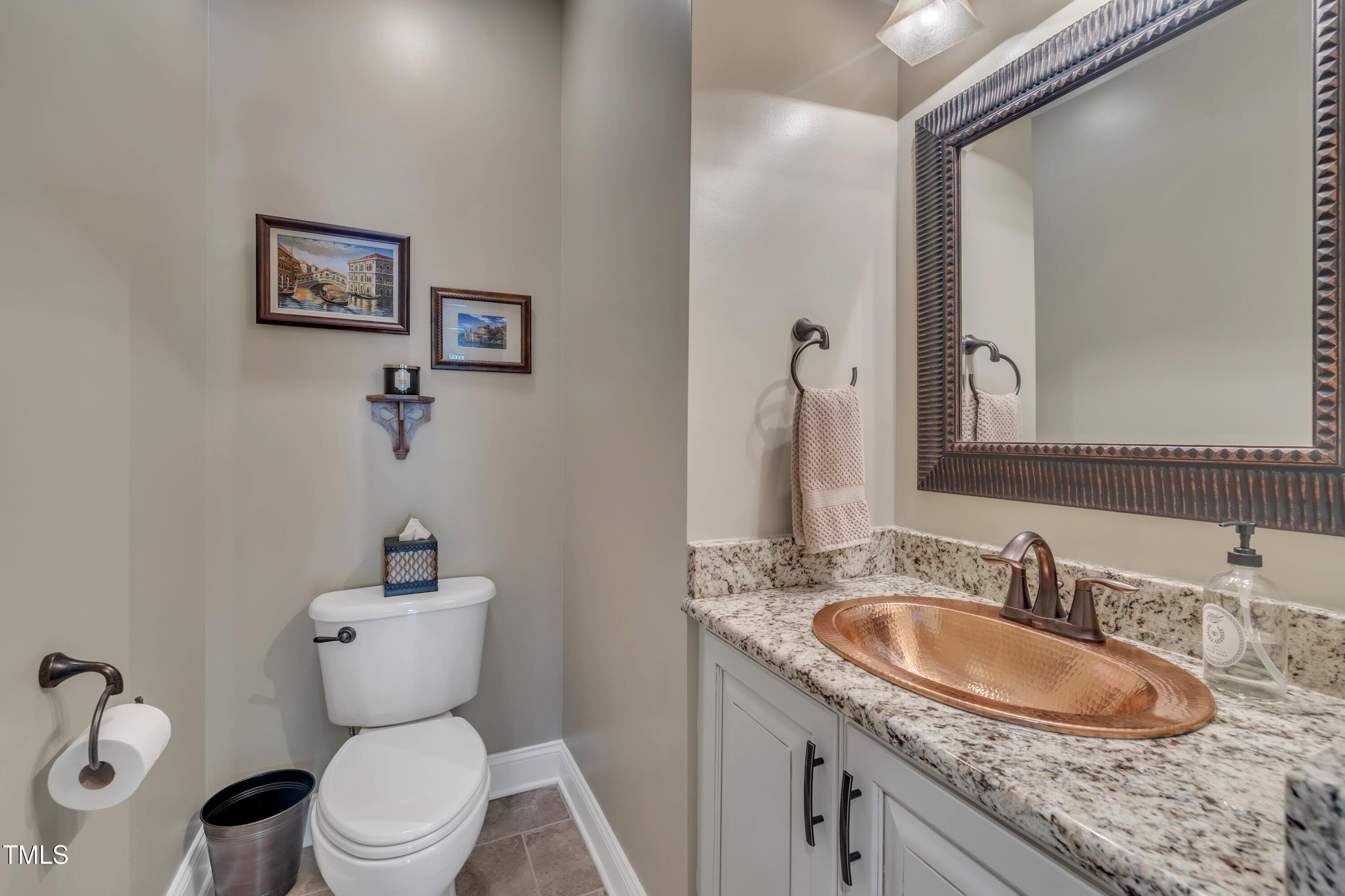 Powder Room - 4802 Glenmist Court, Raleigh, NC 27612, Raleigh