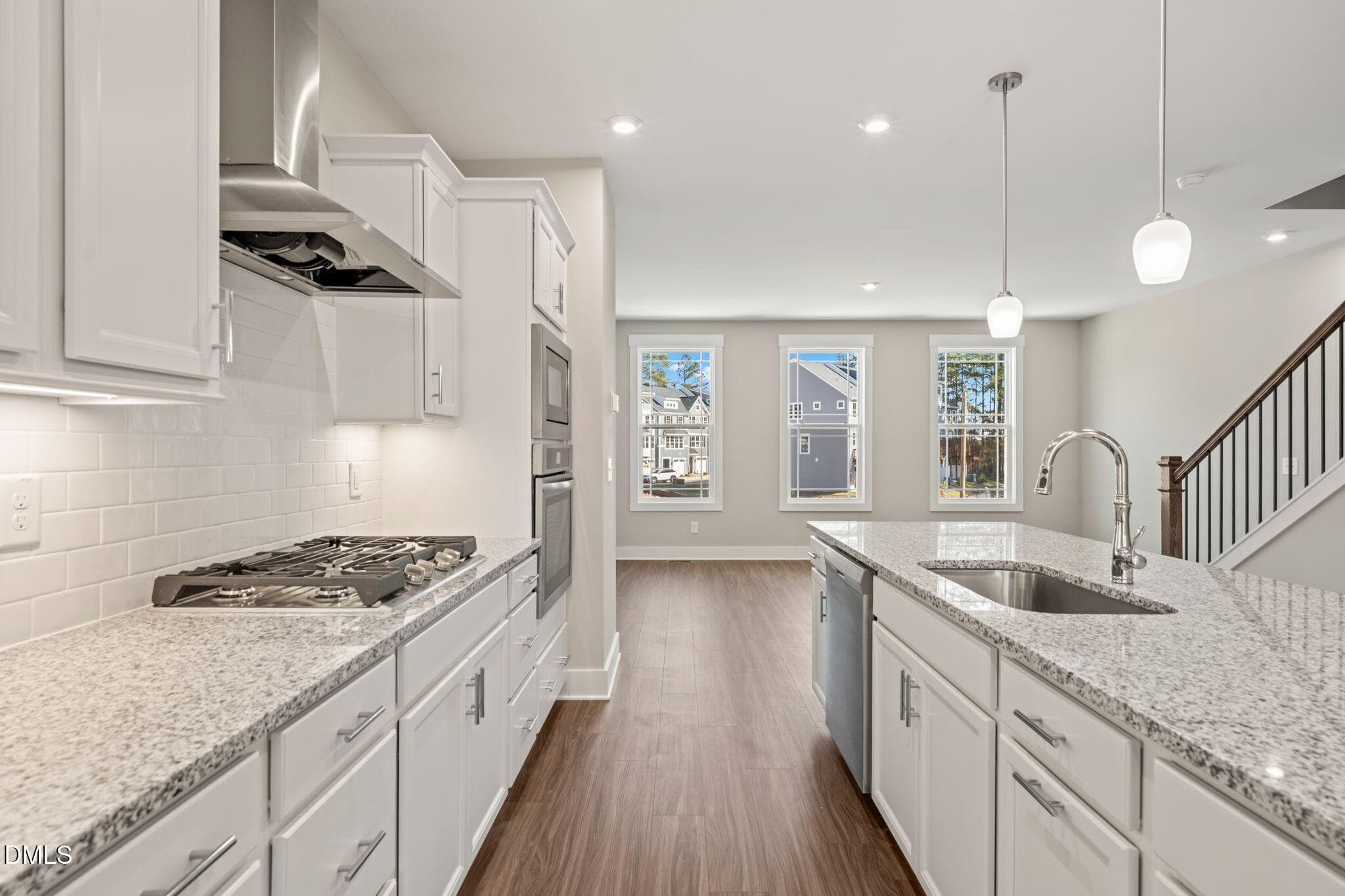 Open Kitchen with Island - 528 Plumleaf Lane, Durham, NC 27703, Durham