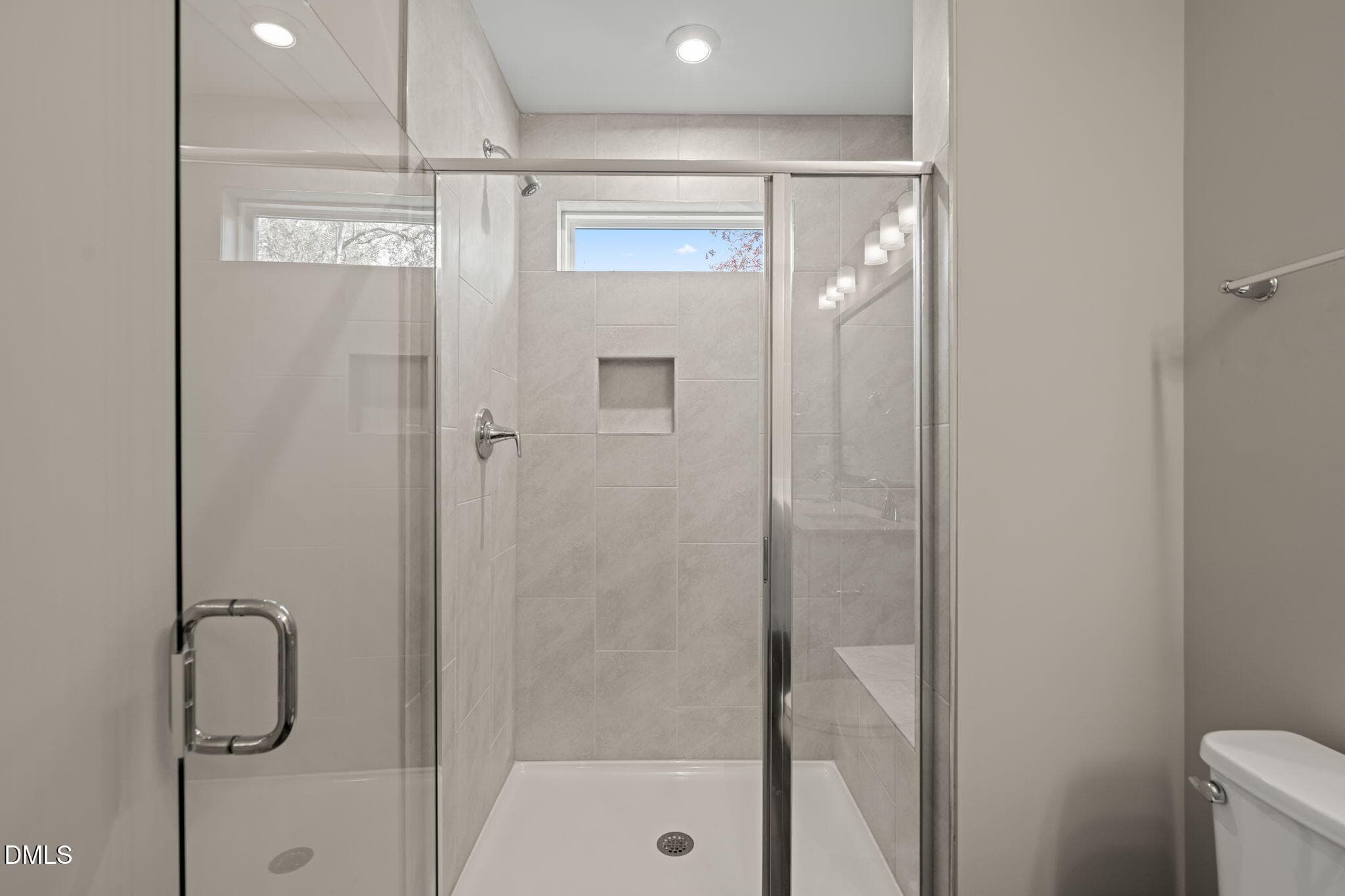 Sliding Glass Shower in Primary - 528 Plumleaf Lane, Durham, NC 27703, Durham