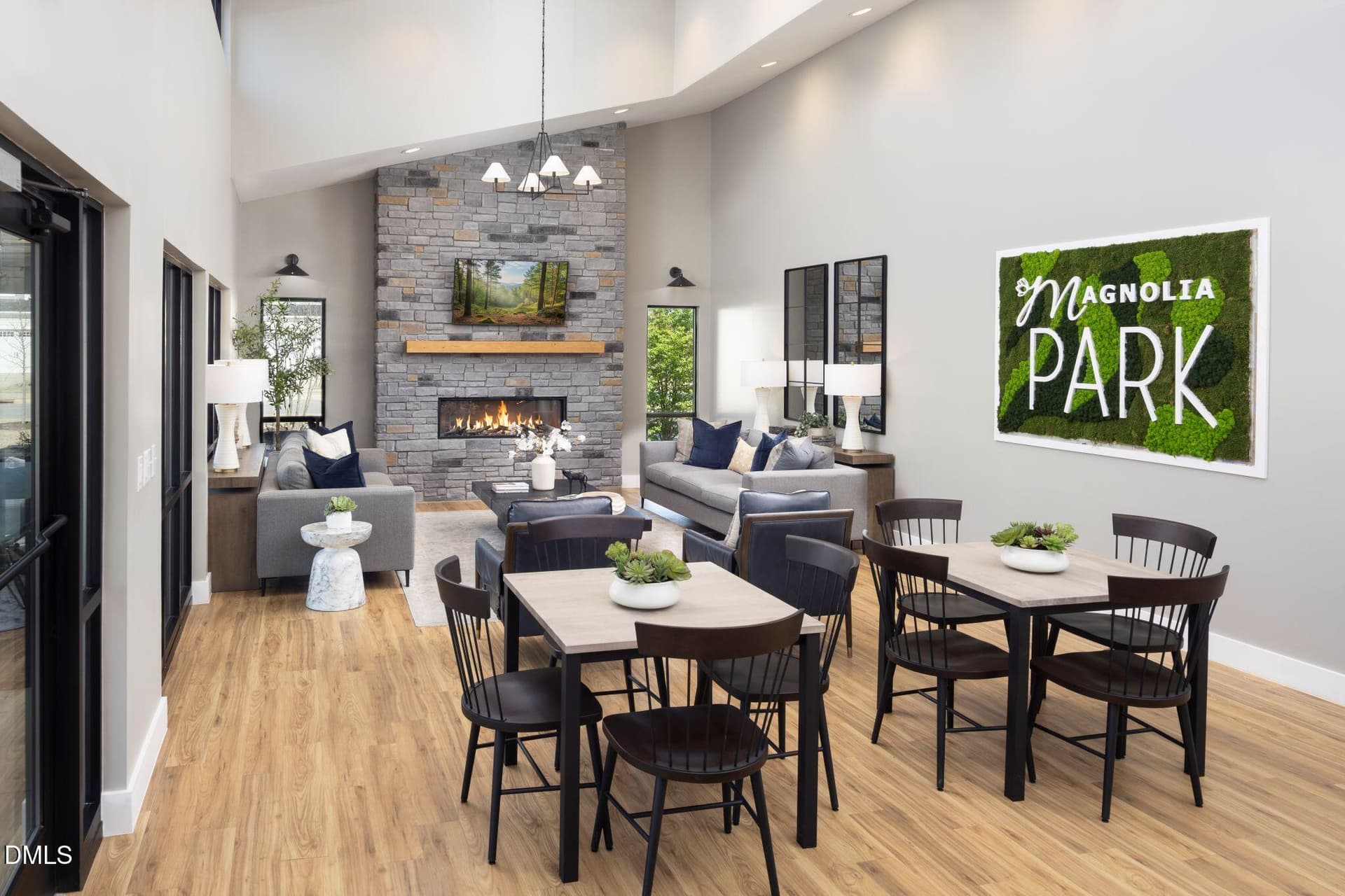 HIGH RES Magnolia Park Amenity Lounge-RH - 264 Yellow River Way, Garner, NC 27529