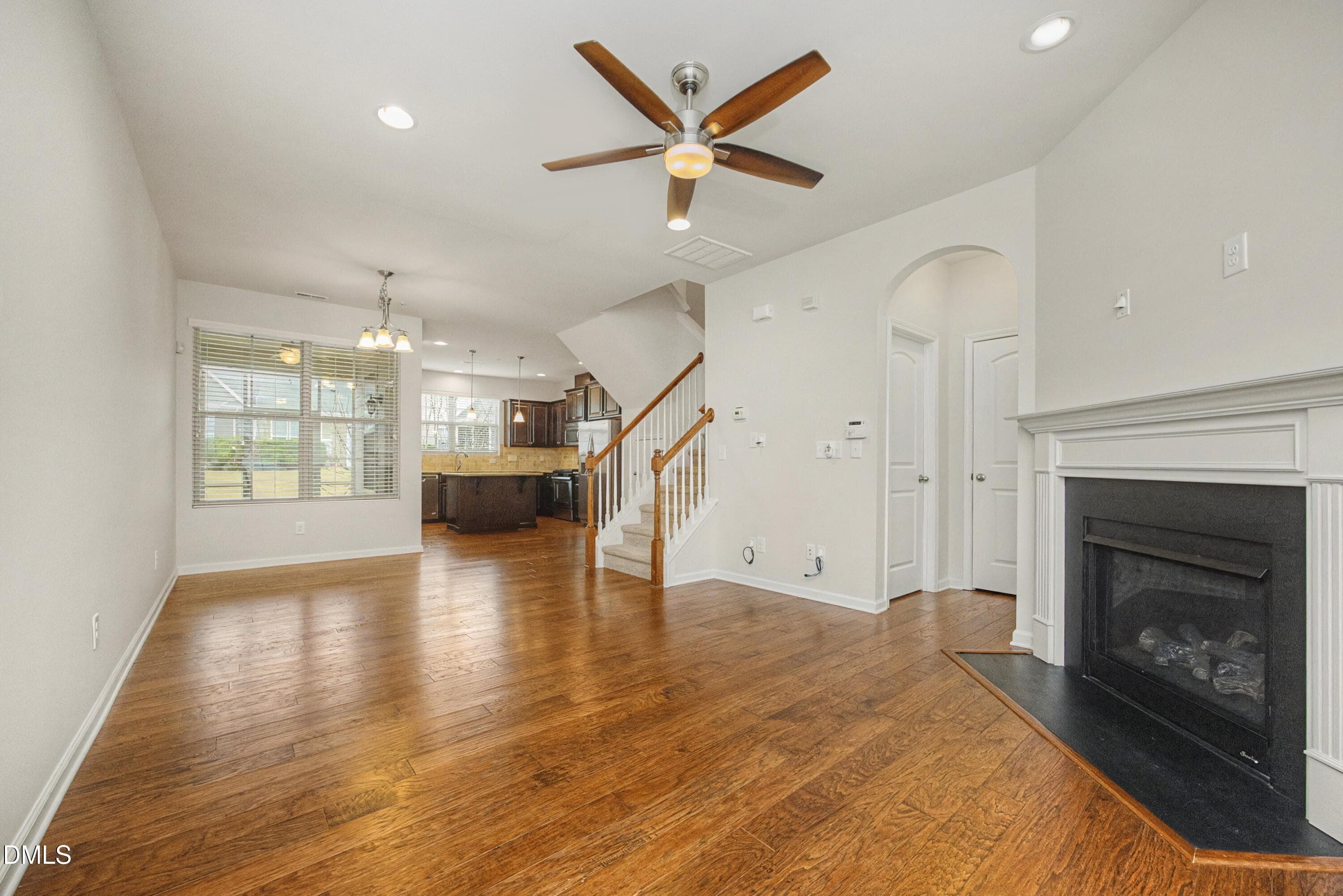 08LivingWithFireplace - 10111 Raven Tree Drive, Raleigh, NC 27617, Raleigh
