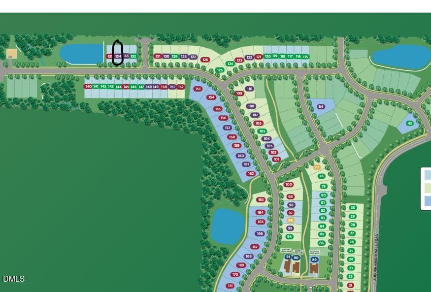 134 site map - 448 Mugby Road #134, Raleigh, NC 27604, Raleigh