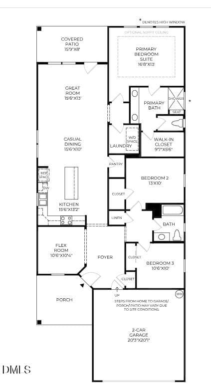 133 Crestwick Floorplan - 444 Mugby Road #133, Raleigh, NC 27610, Raleigh