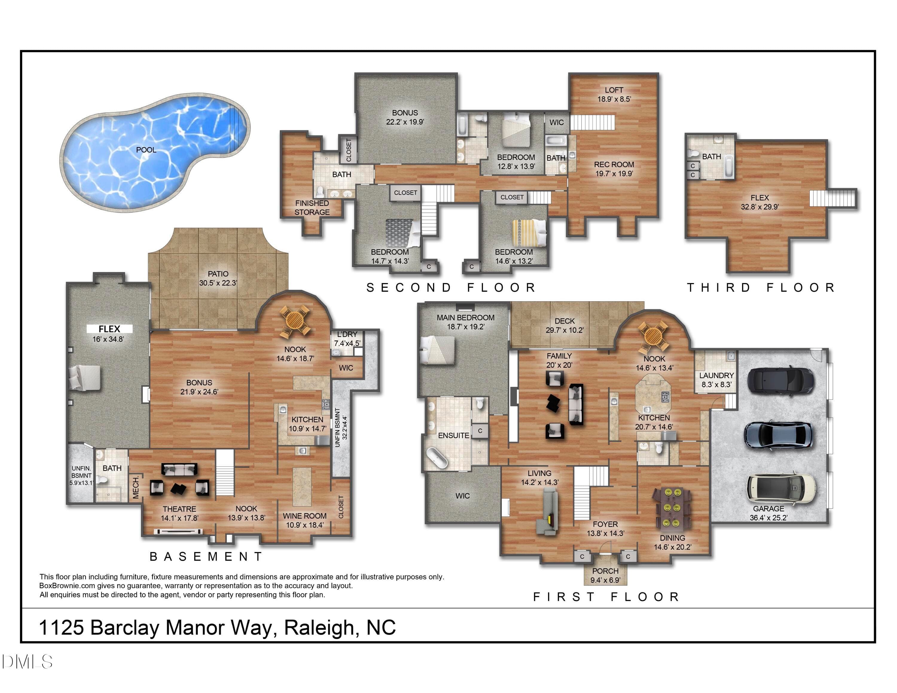 1125-Barclay-Manor-Way Floorplan - 1125 Barclay Manor Way, Raleigh, NC 27614, Raleigh