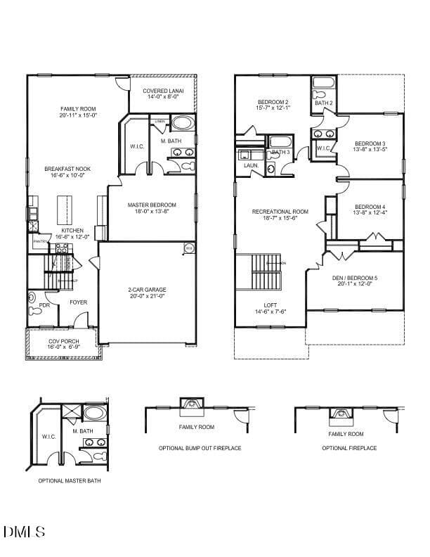 Plan 3030 - Floor Plans - 160 Galway Road, Lillington, NC 27546