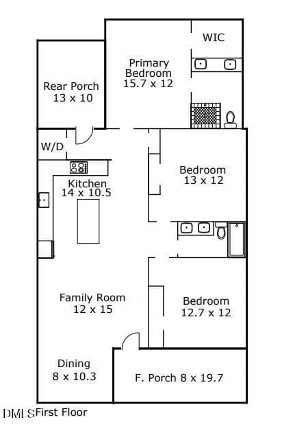 floorplan - 310 W Club Boulevard, Durham, NC 27704, Durham
