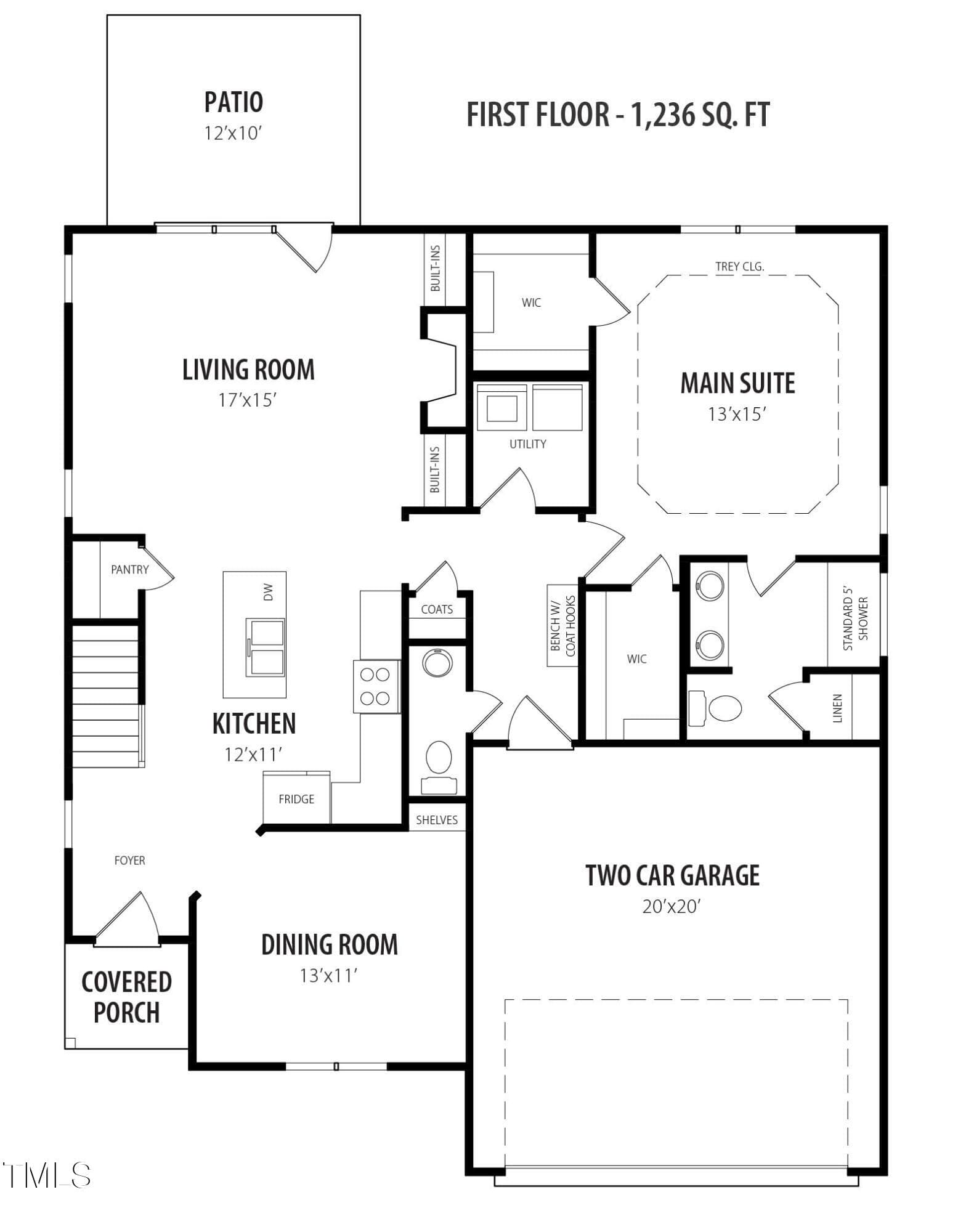 First Floor - 121 Cinnabar Street, Clayton, NC 27527, Clayton