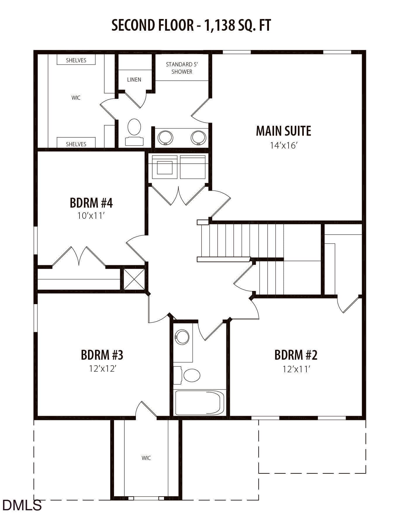 Second Floor - 125 Cinnabar Street, Clayton, NC 27527, Clayton