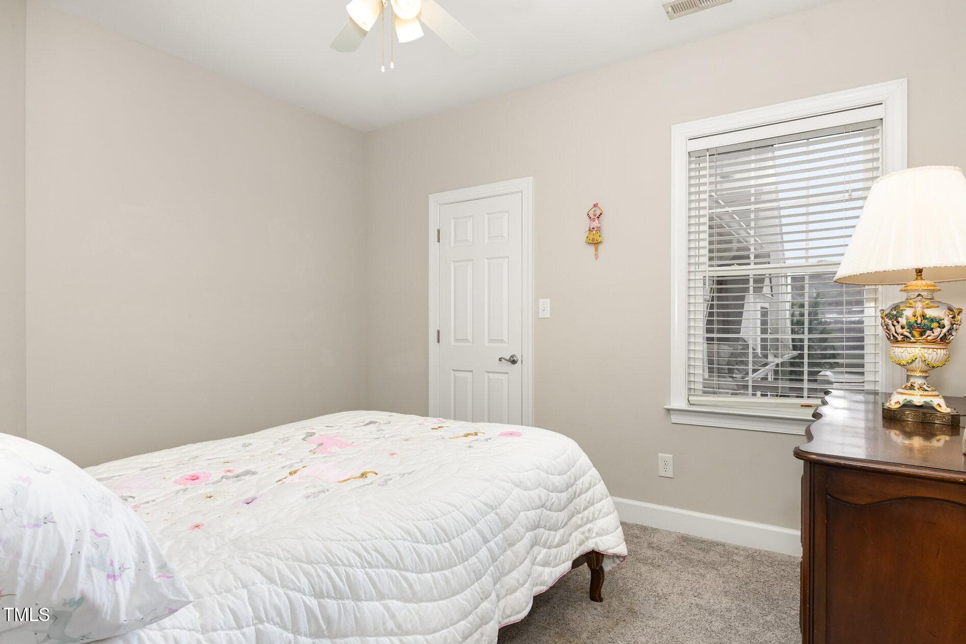 Secondary Bedroom with Walk-in Closet - 2306 Carriage Oaks Drive, Raleigh, NC 27614, Raleigh