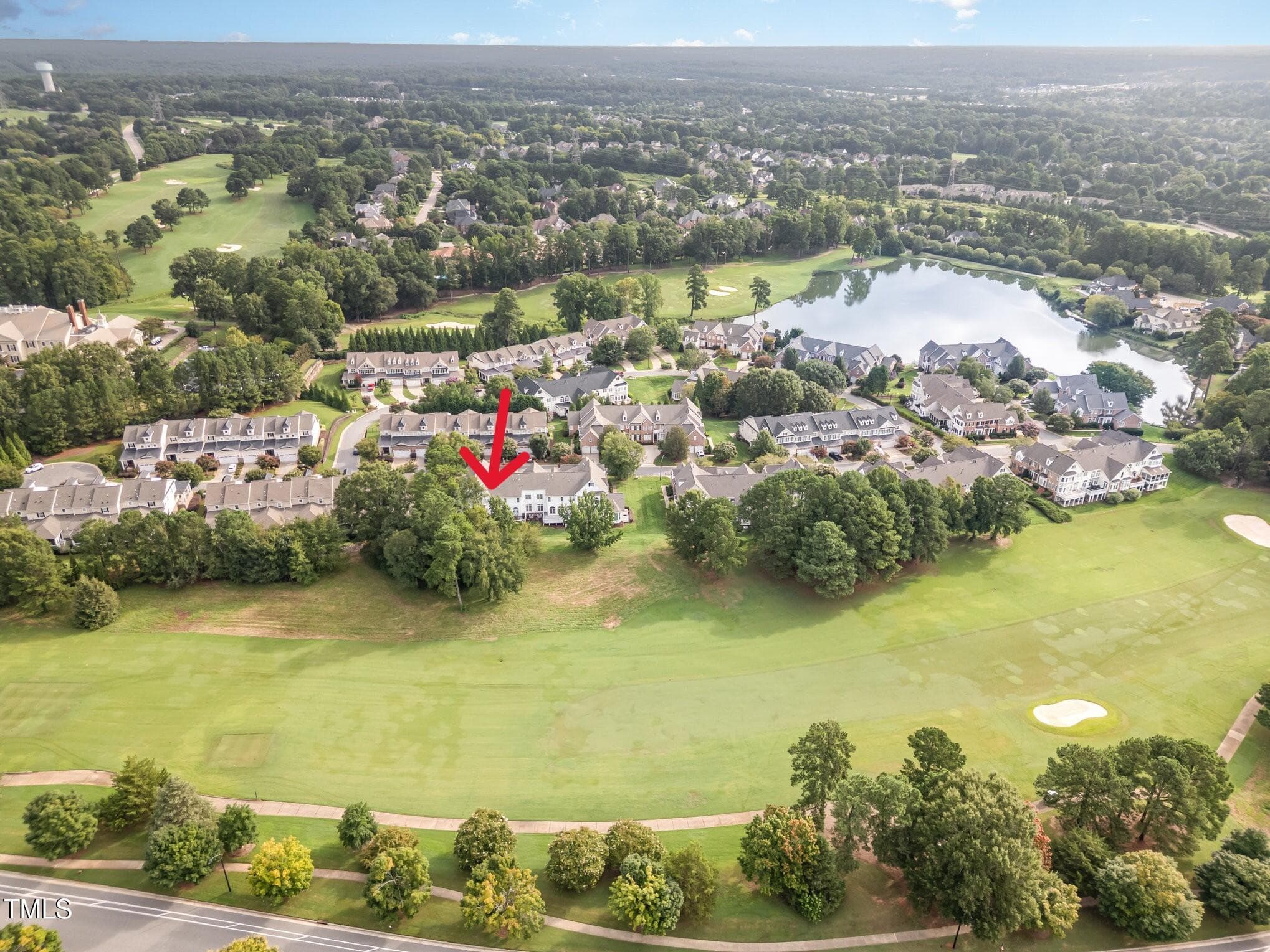 Sheltered by trees, with fairway views! - 2306 Carriage Oaks Drive, Raleigh, NC 27614, Raleigh