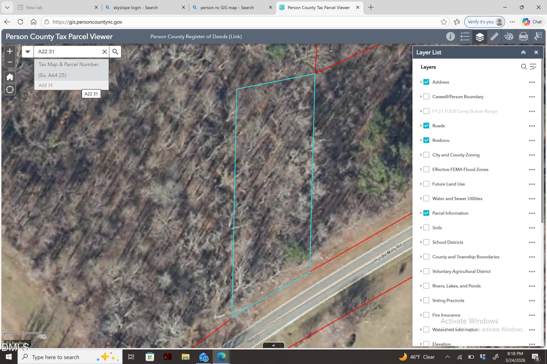 Screenshot 2026-03-24 20.18.45 - 0 Hurdle Mills Road, Roxboro, NC 27574