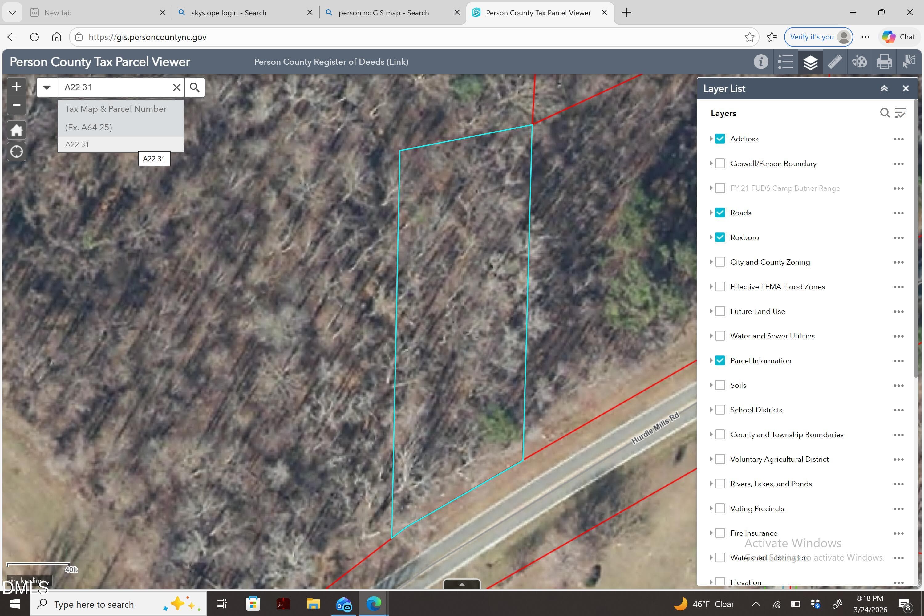 Screenshot 2026-03-24 20.18.45 - 0 Hurdle Mills Road, Roxboro, NC 27574